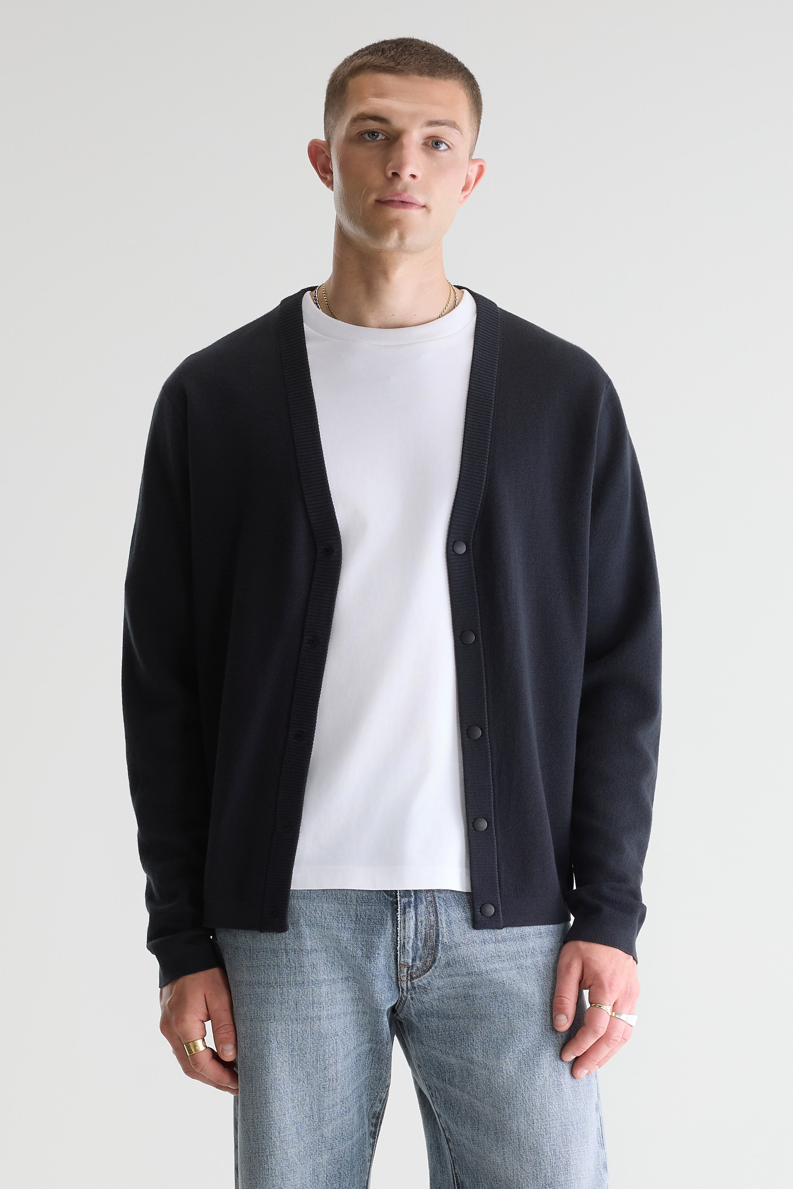 Dilze Cardigan - Licorice For Men | Bellerose