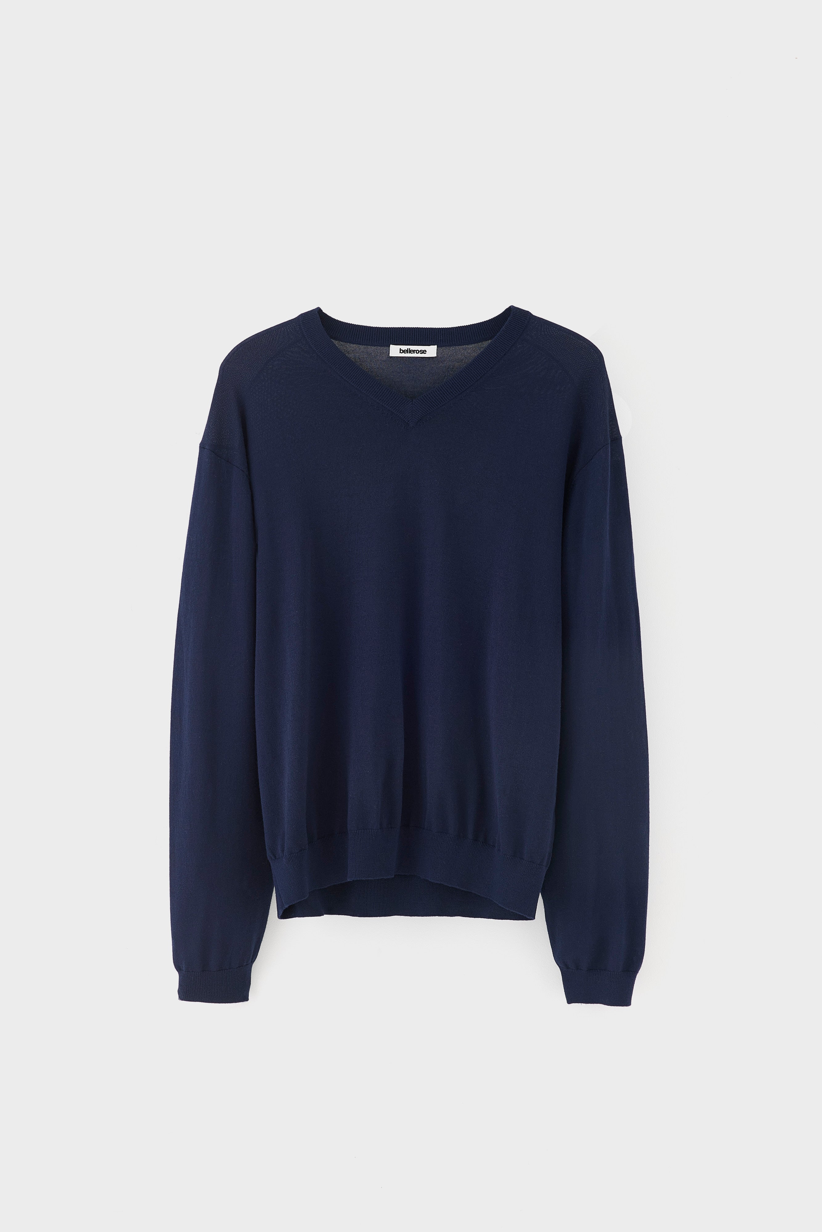 Dilwy v-neck sweater (261 / M / NAVY)