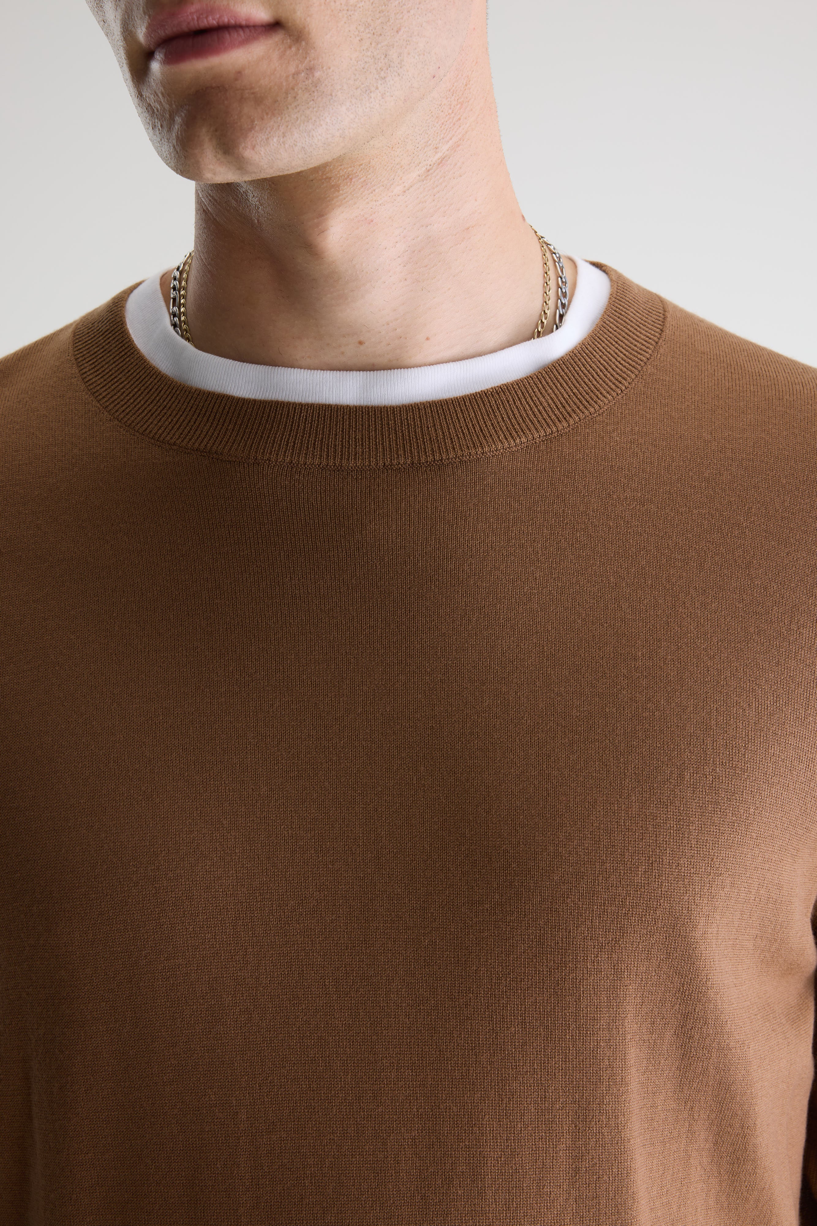 Dilles crewneck sweater (261 / M / CARAMEL)