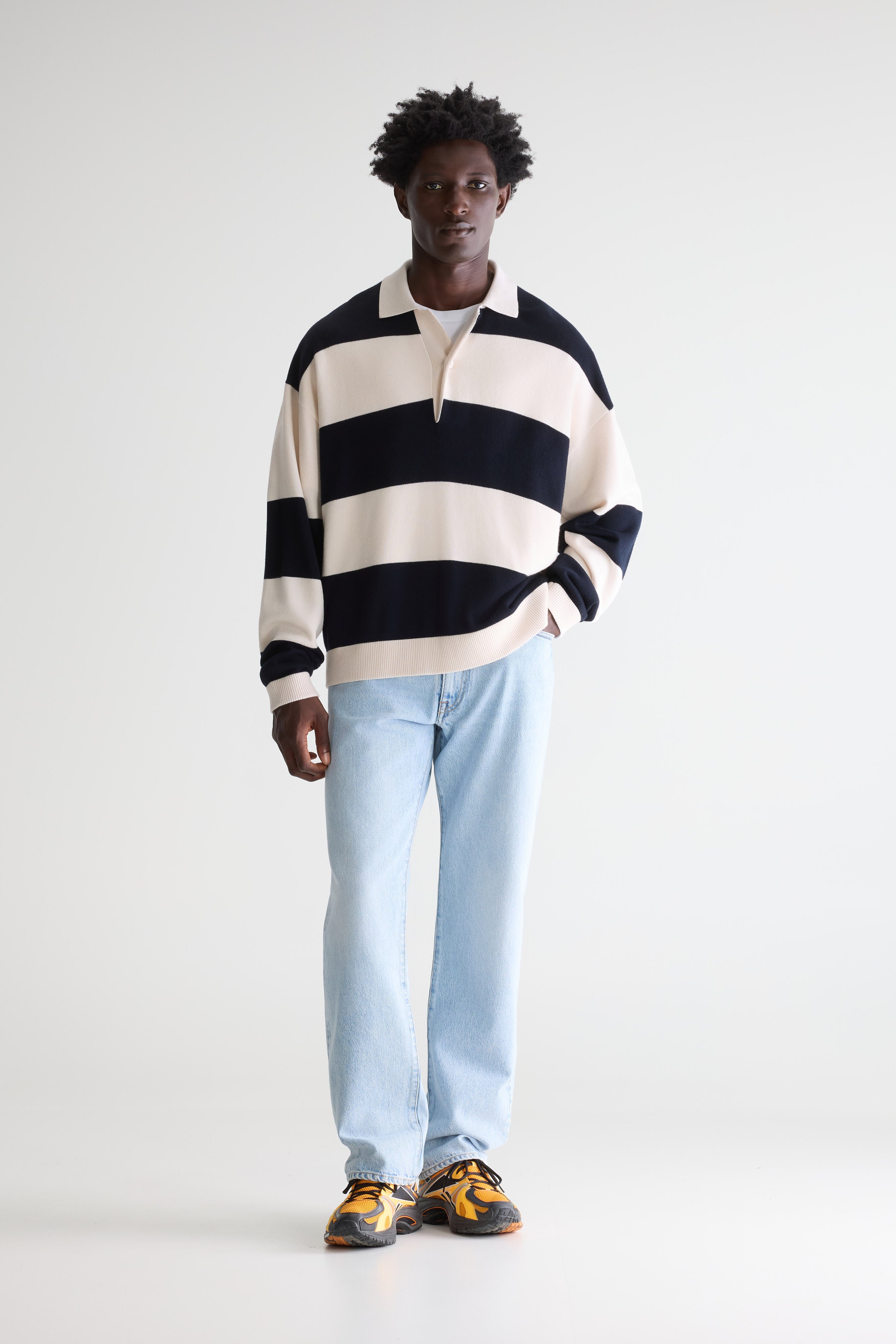 Siaze striped polo (261 / M / STRIPE A)