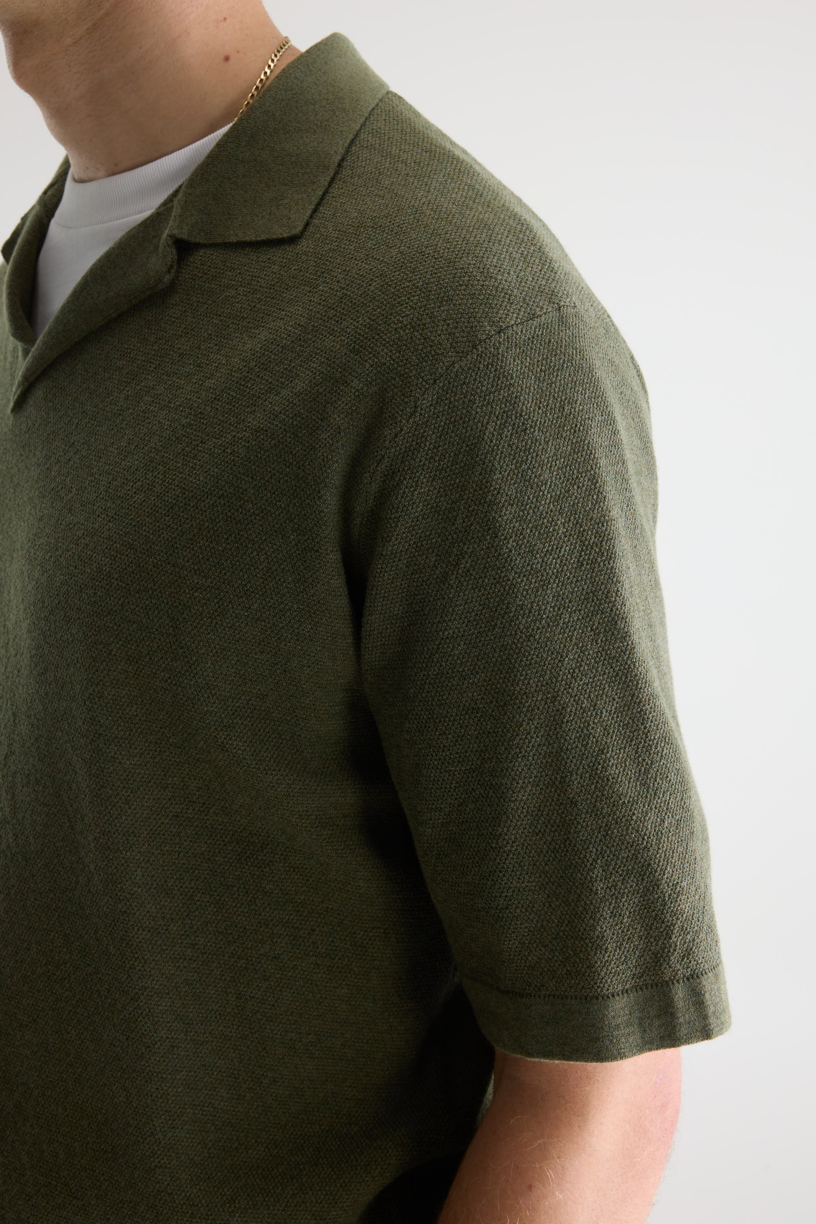 Alosh relaxed polo sweater (261 / M / JEEP)