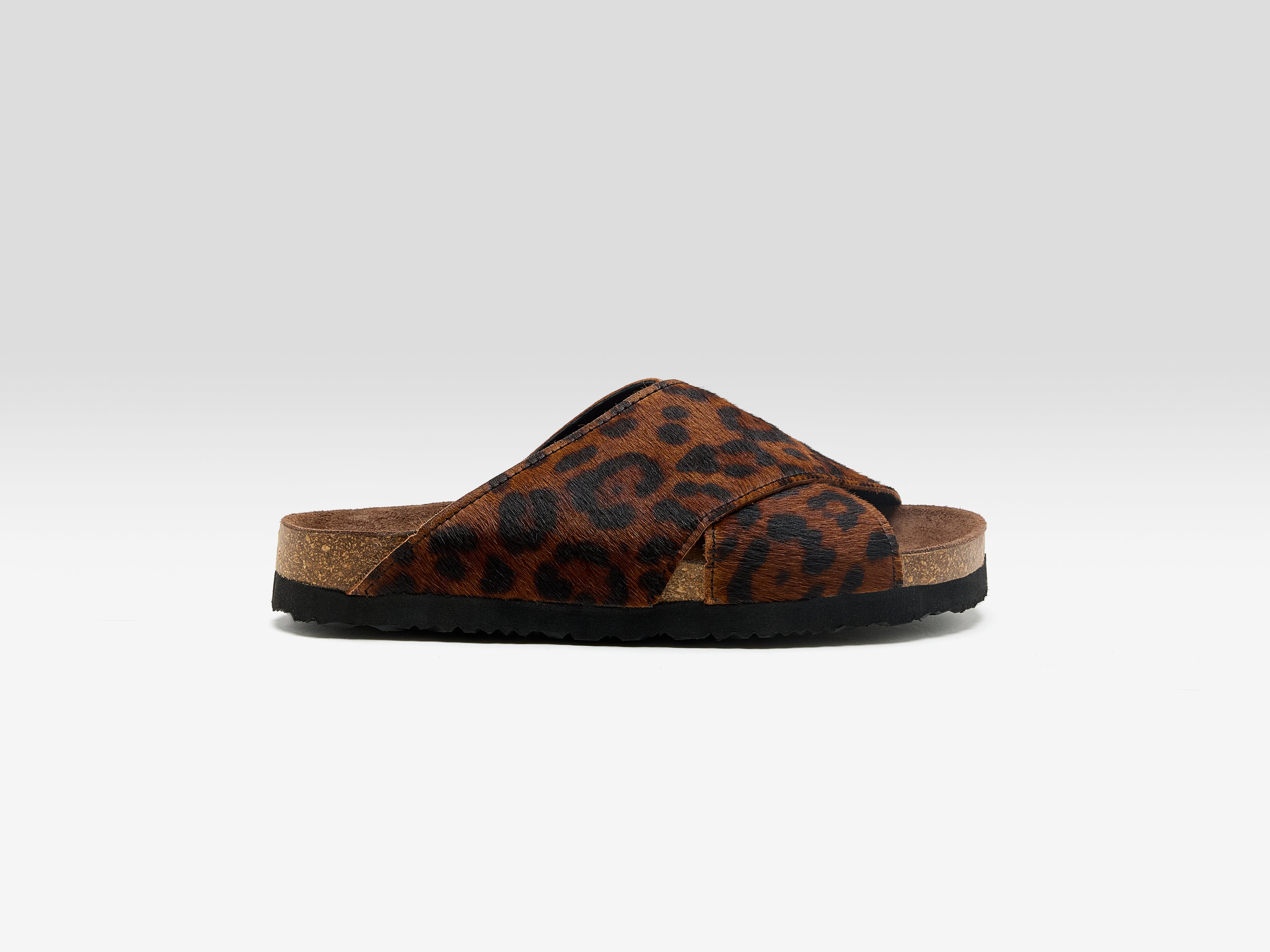 Cheetah Ponyhaar Kruissandalen (261 / W / BROWN)