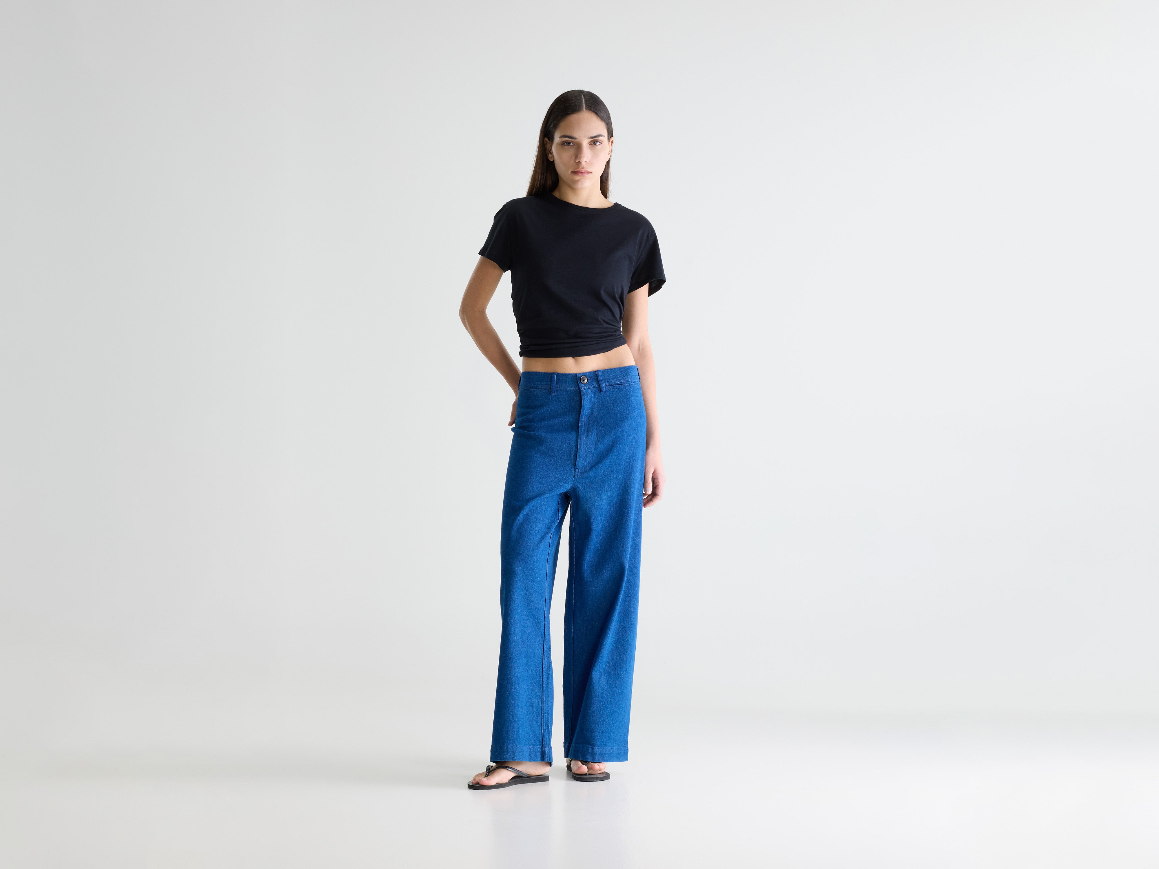 Lotan wide trousers (242 / W / ONE WASH)
