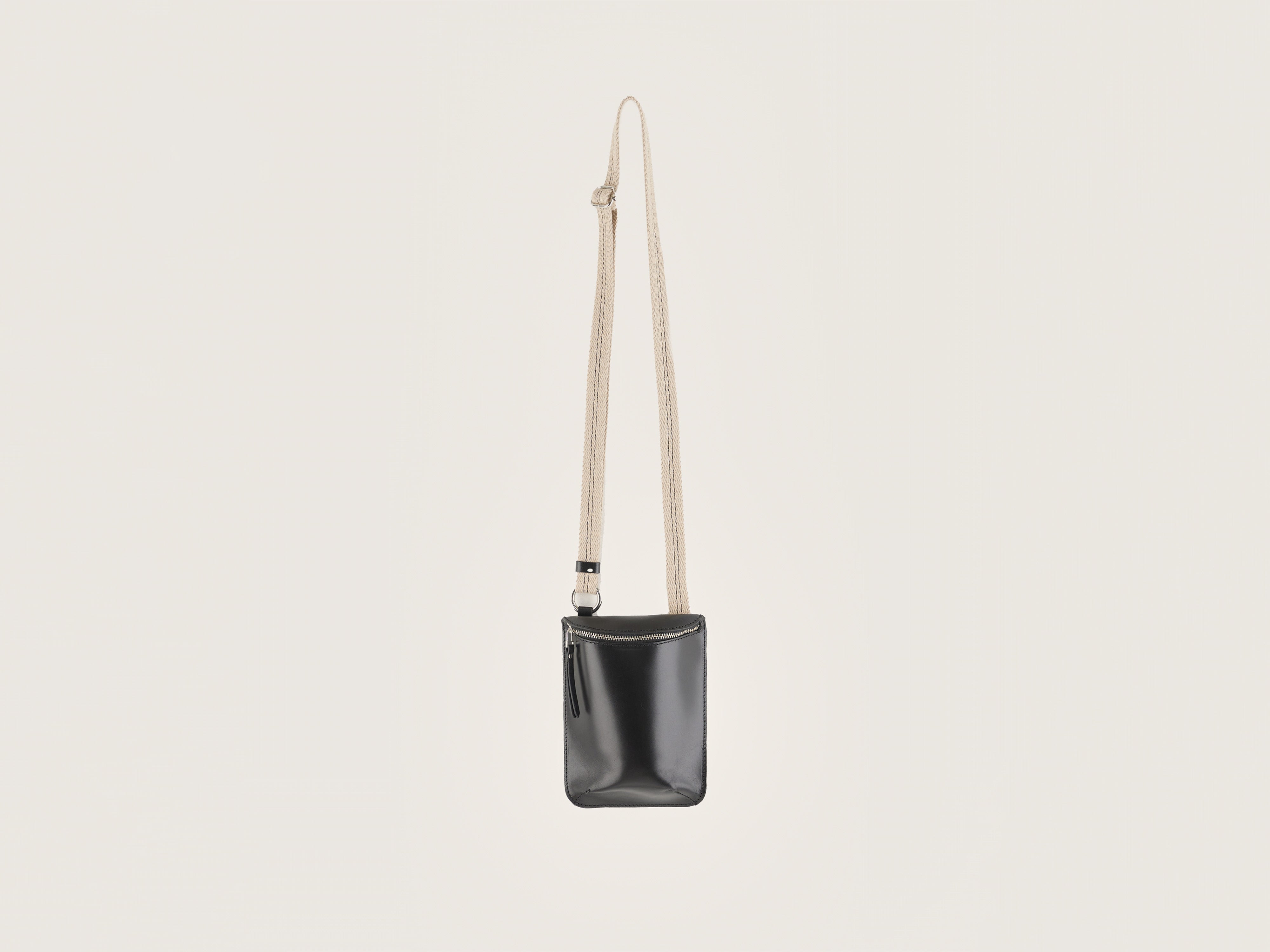 Shone zip-top mini bag (242 / W / BLACK)