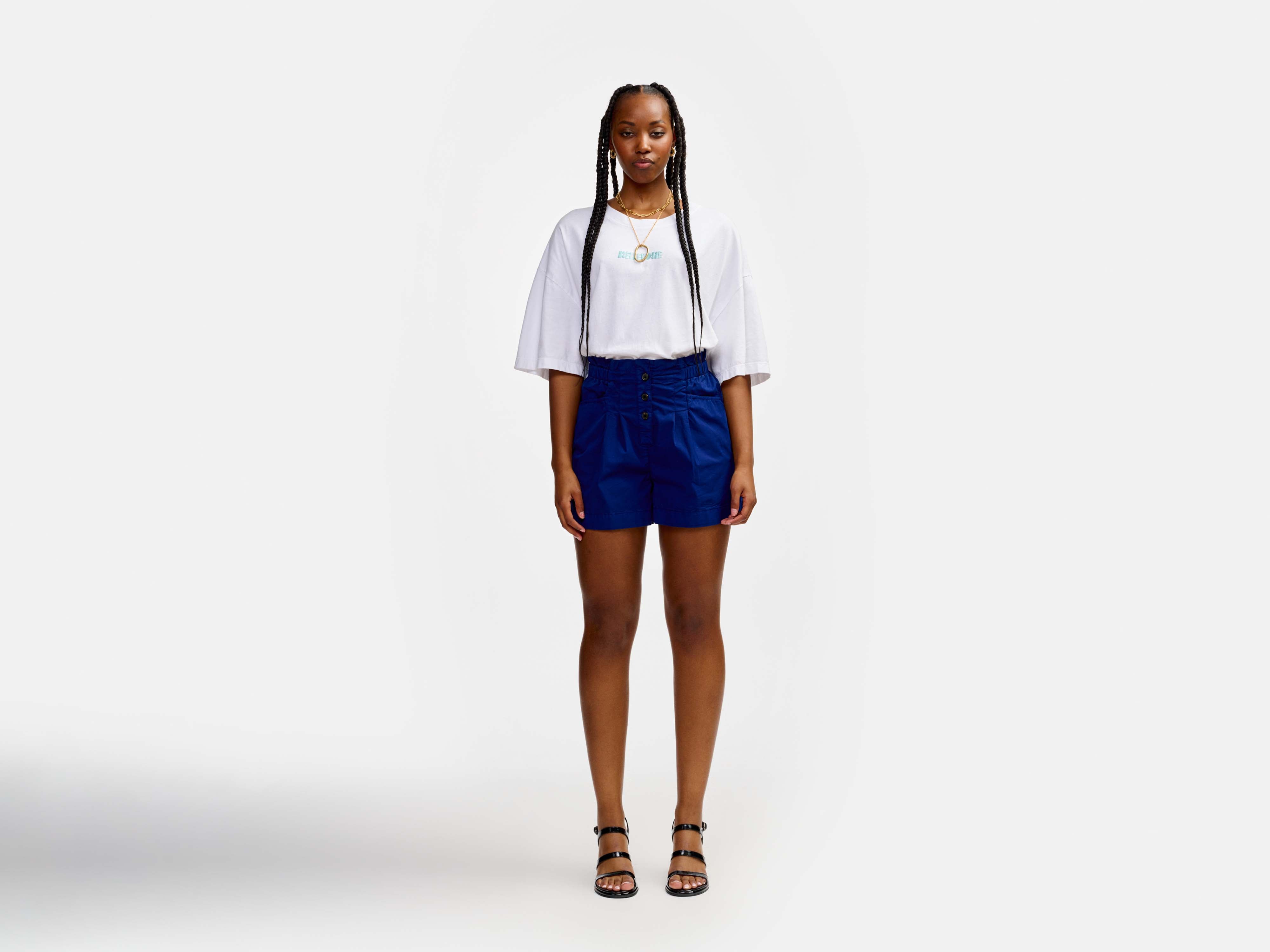 short lilaw (241 / W / INDIGO)