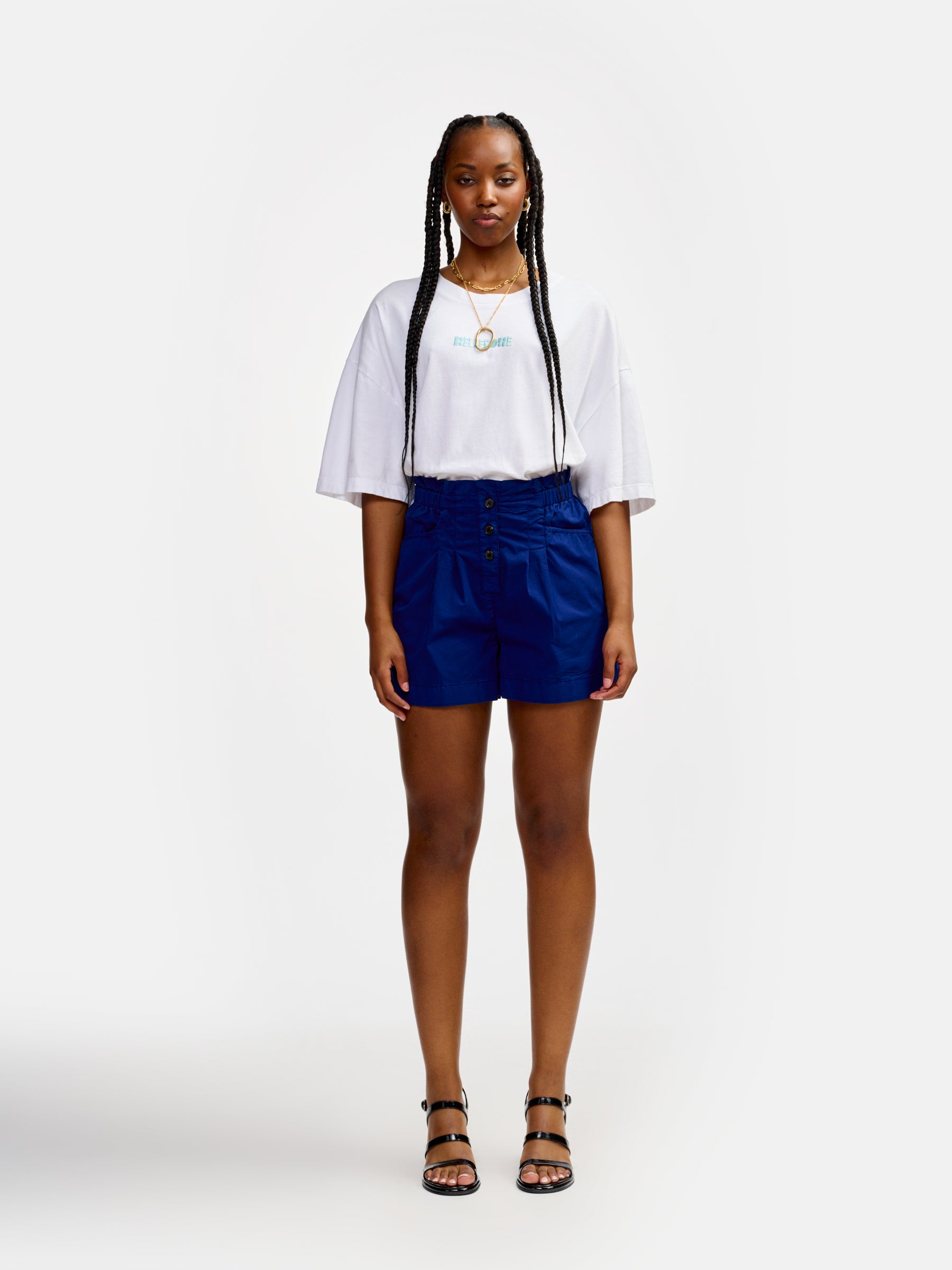 short lilaw (241 / W / INDIGO)
