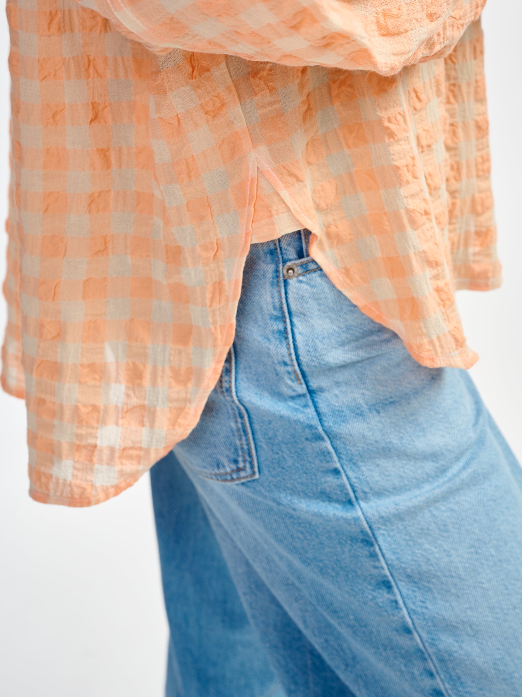 peachy blouse (241 / W / CHECK A)