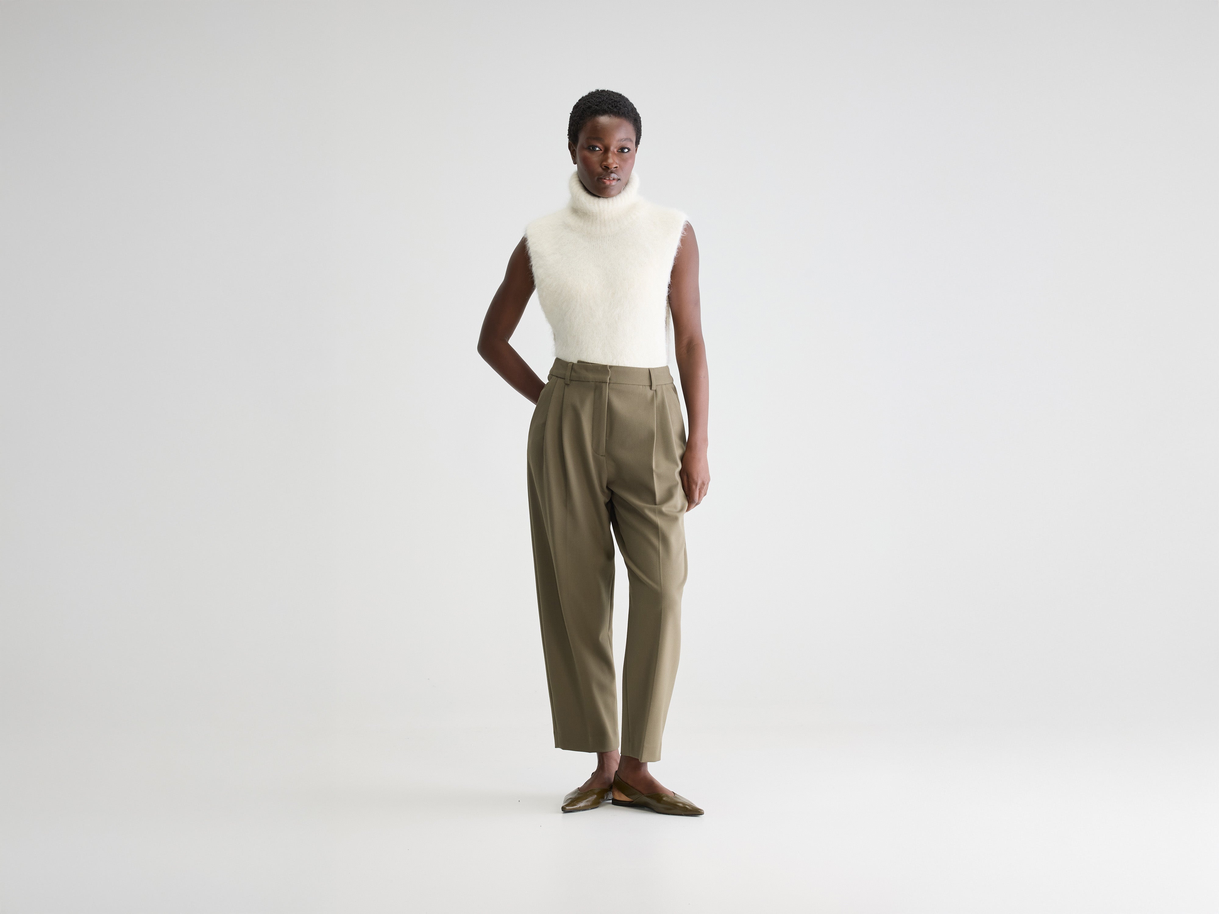 Valdo tailored trousers (251 / W / FOREST)