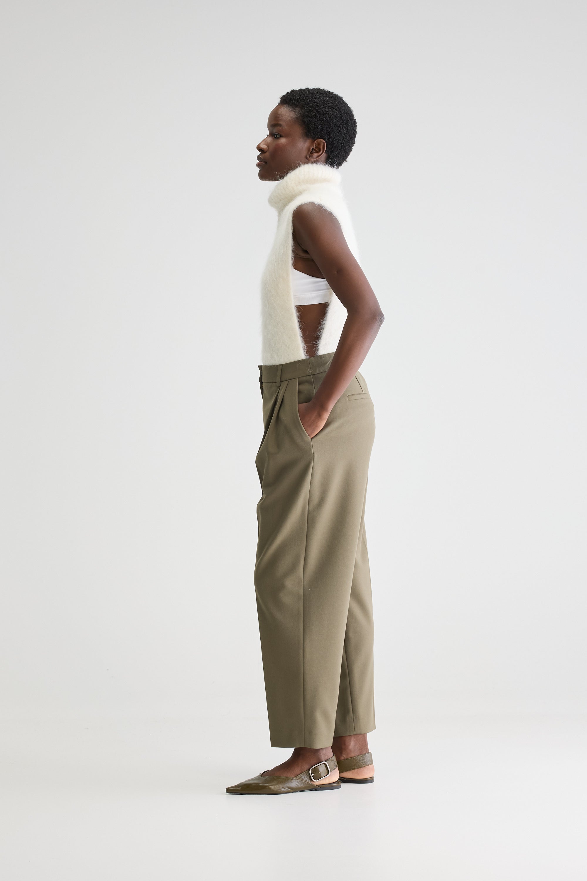 Valdo tailored trousers (251 / W / FOREST)