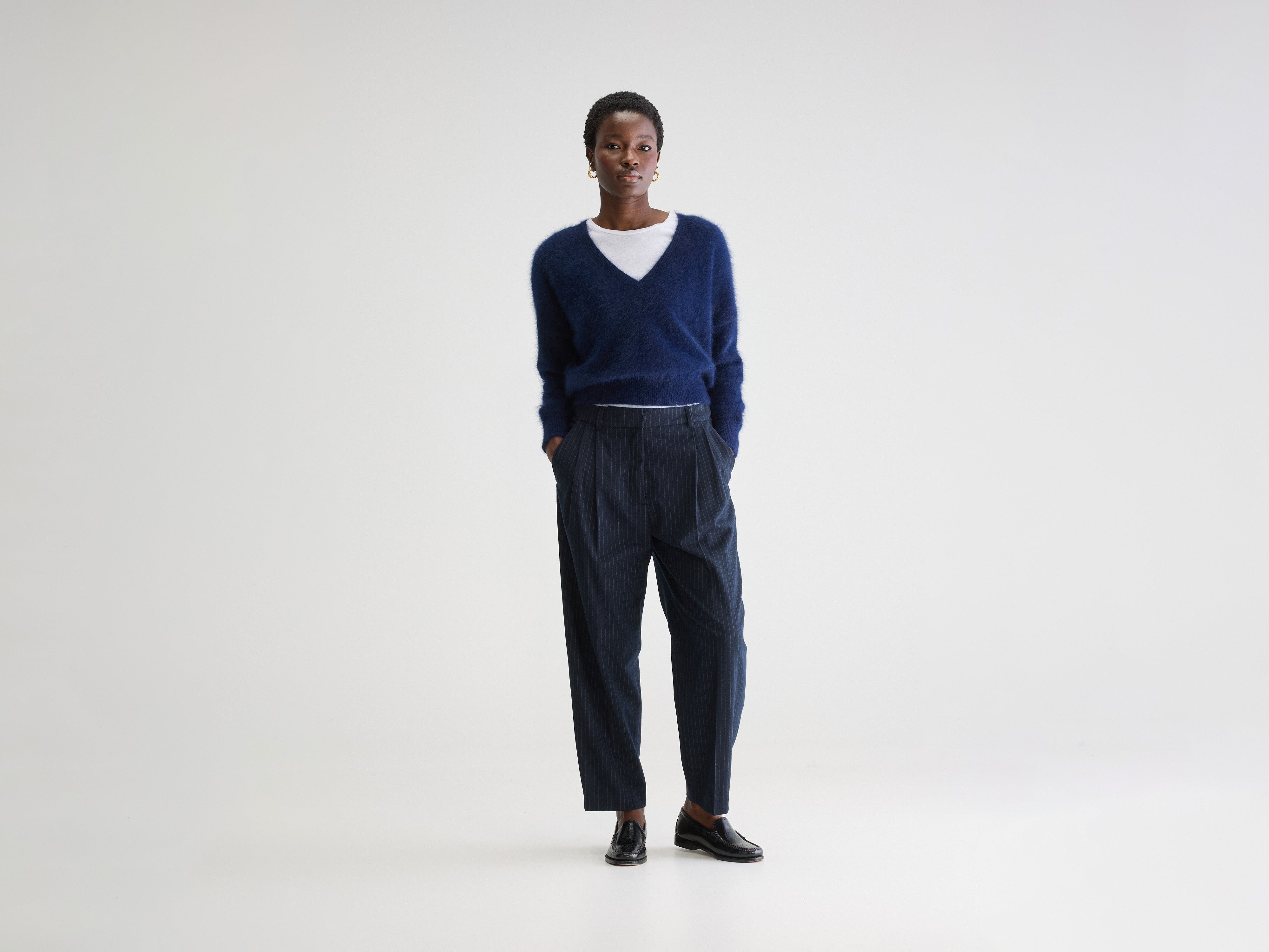 Pantalon tailleur Valdo (251 / W / STRIPE A)