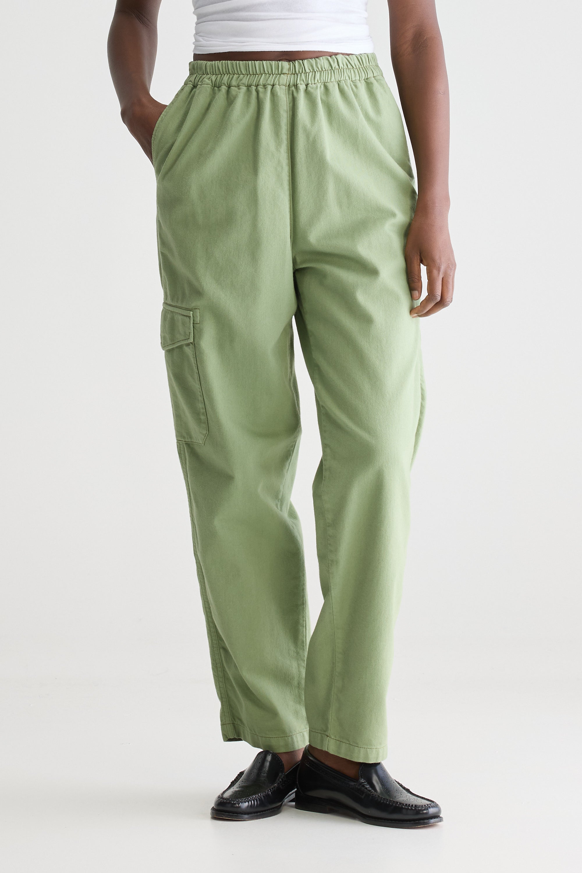 Pierre straight trousers (251 / W / SAUGE)