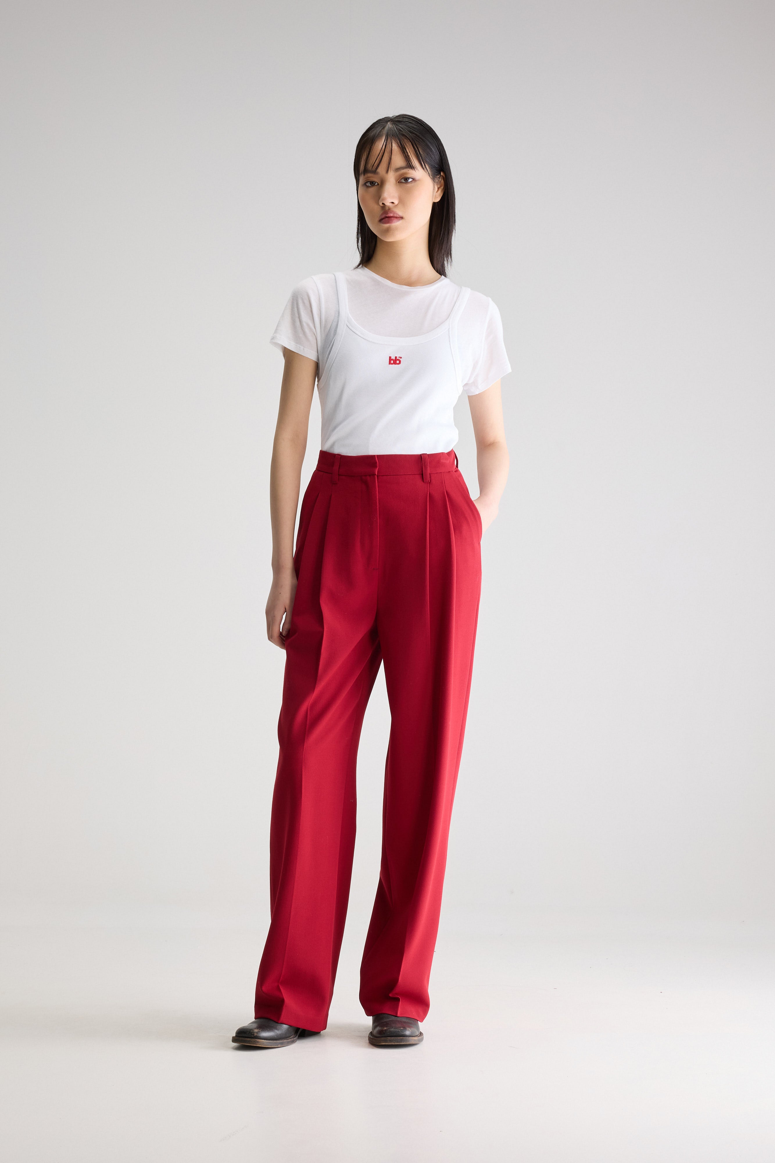 Dominic tailored trousers (251 / W / PALISSANDRE)