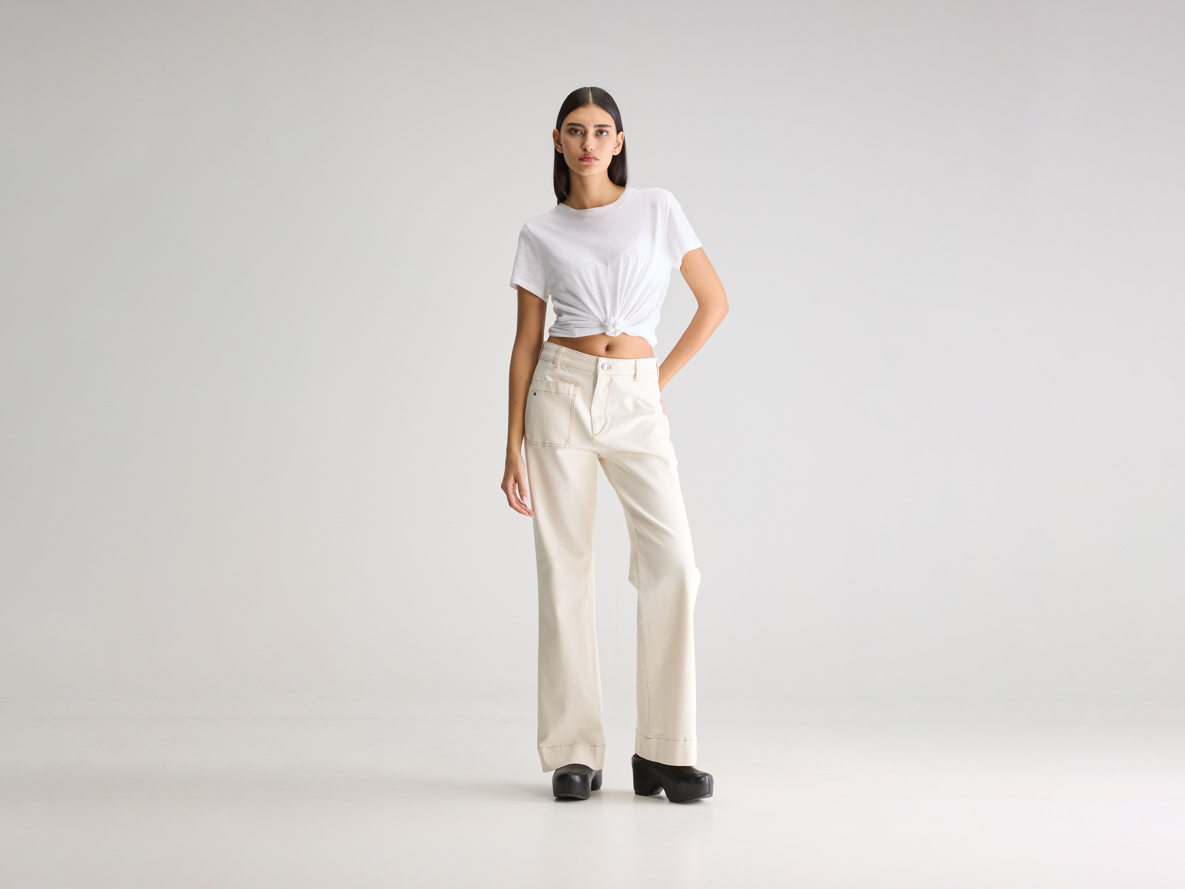 Gange flared jeans (251 / W / NATURAL)