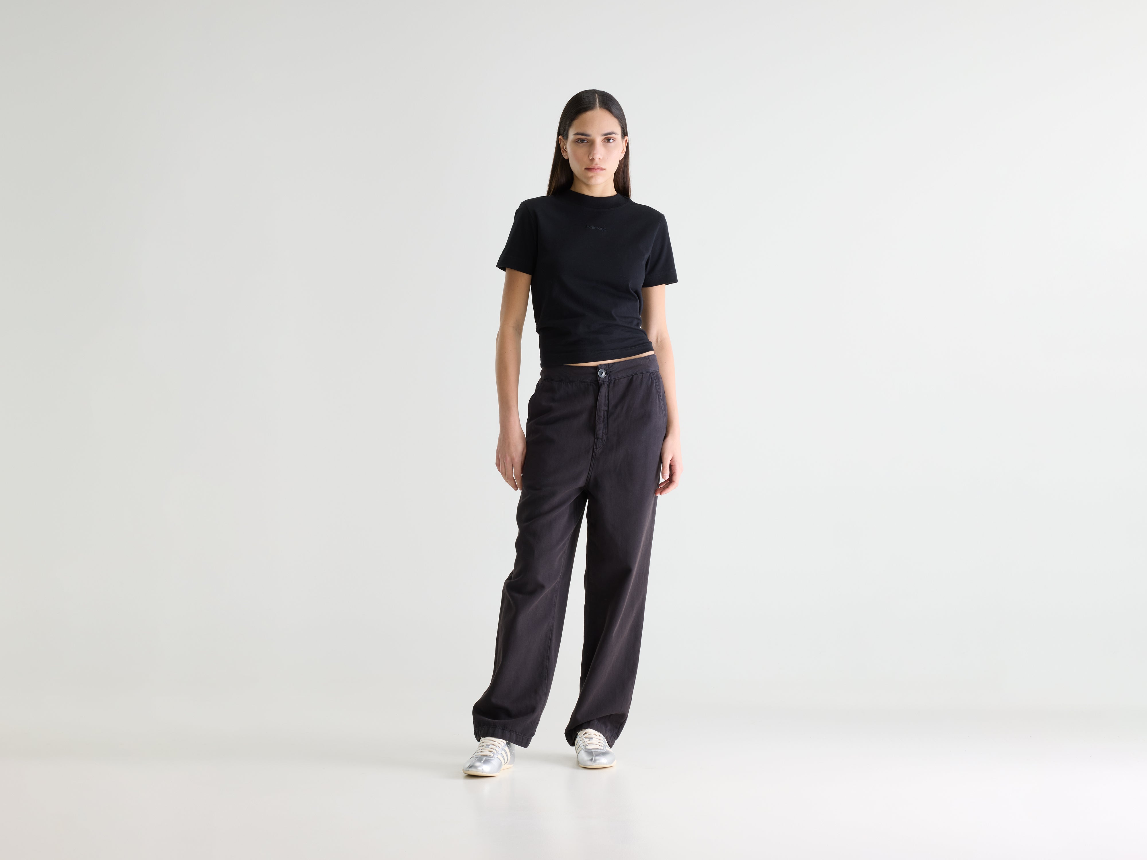 Pasop relaxed trousers (252 / W / OFF BLACK)