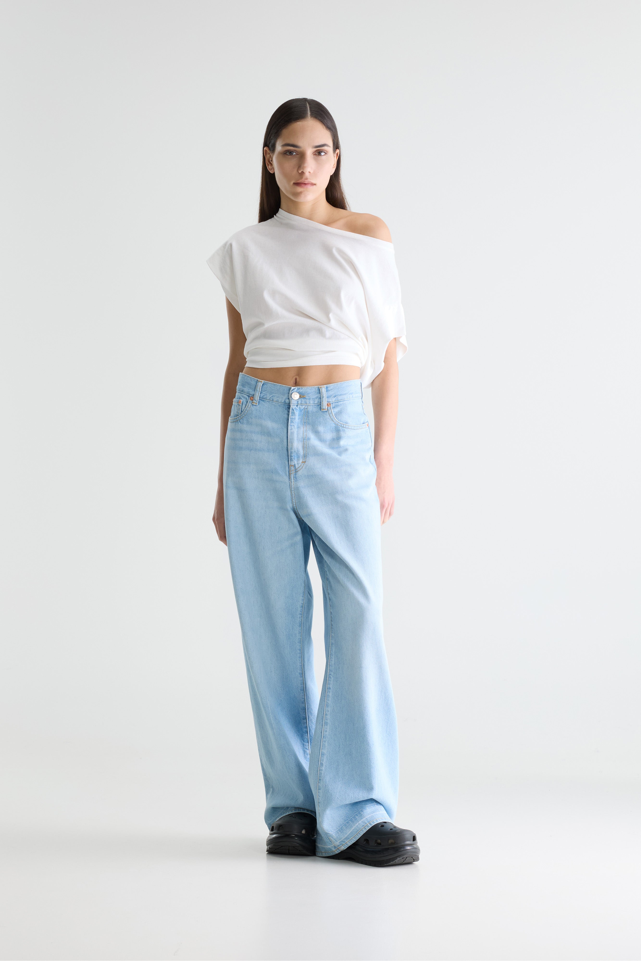 Denim N. 64 wide jeans (242 / W / VINTAGE LT BLUE)