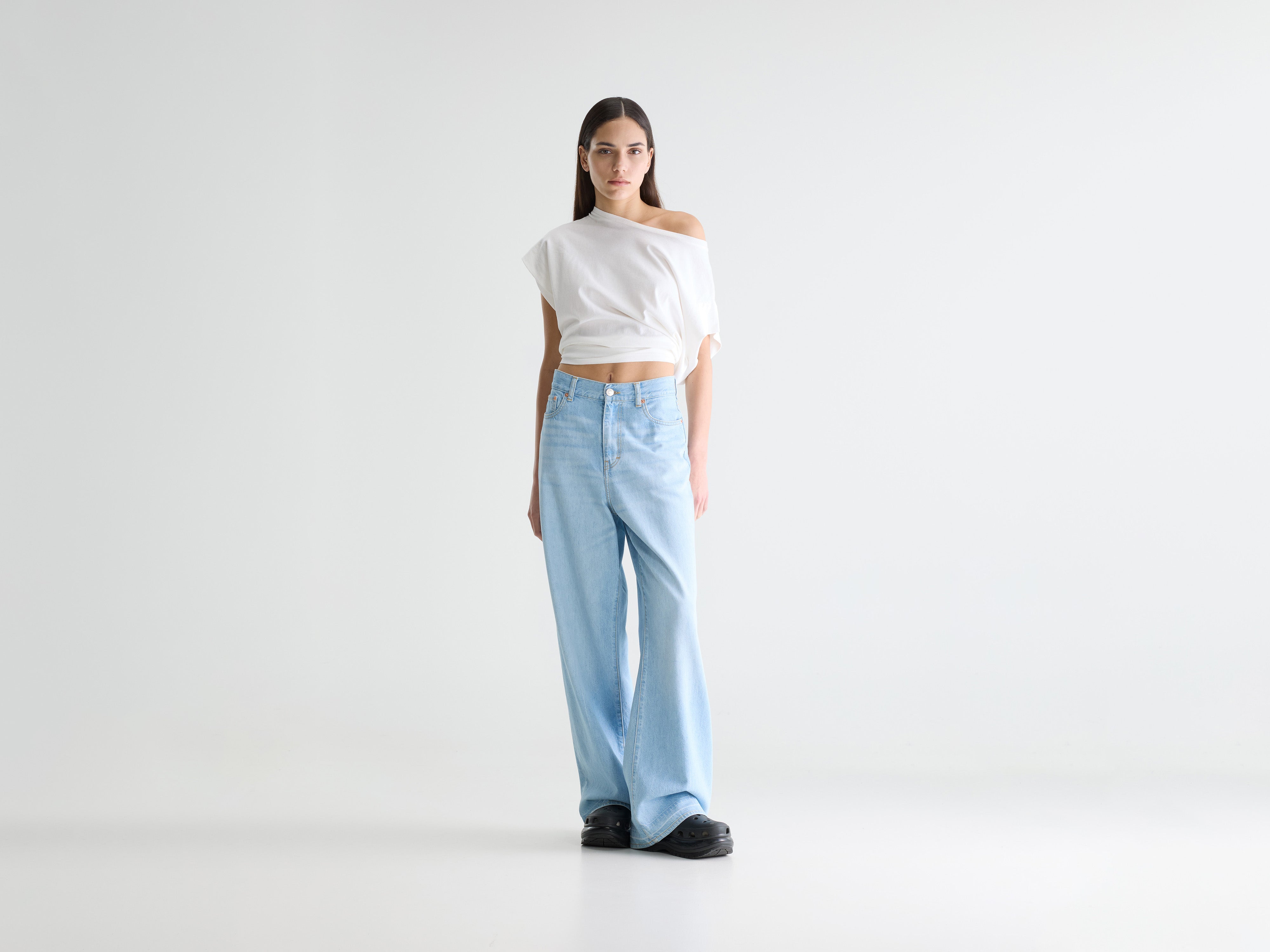 Denim N. 64 wide jeans (242 / W / VINTAGE LT BLUE)