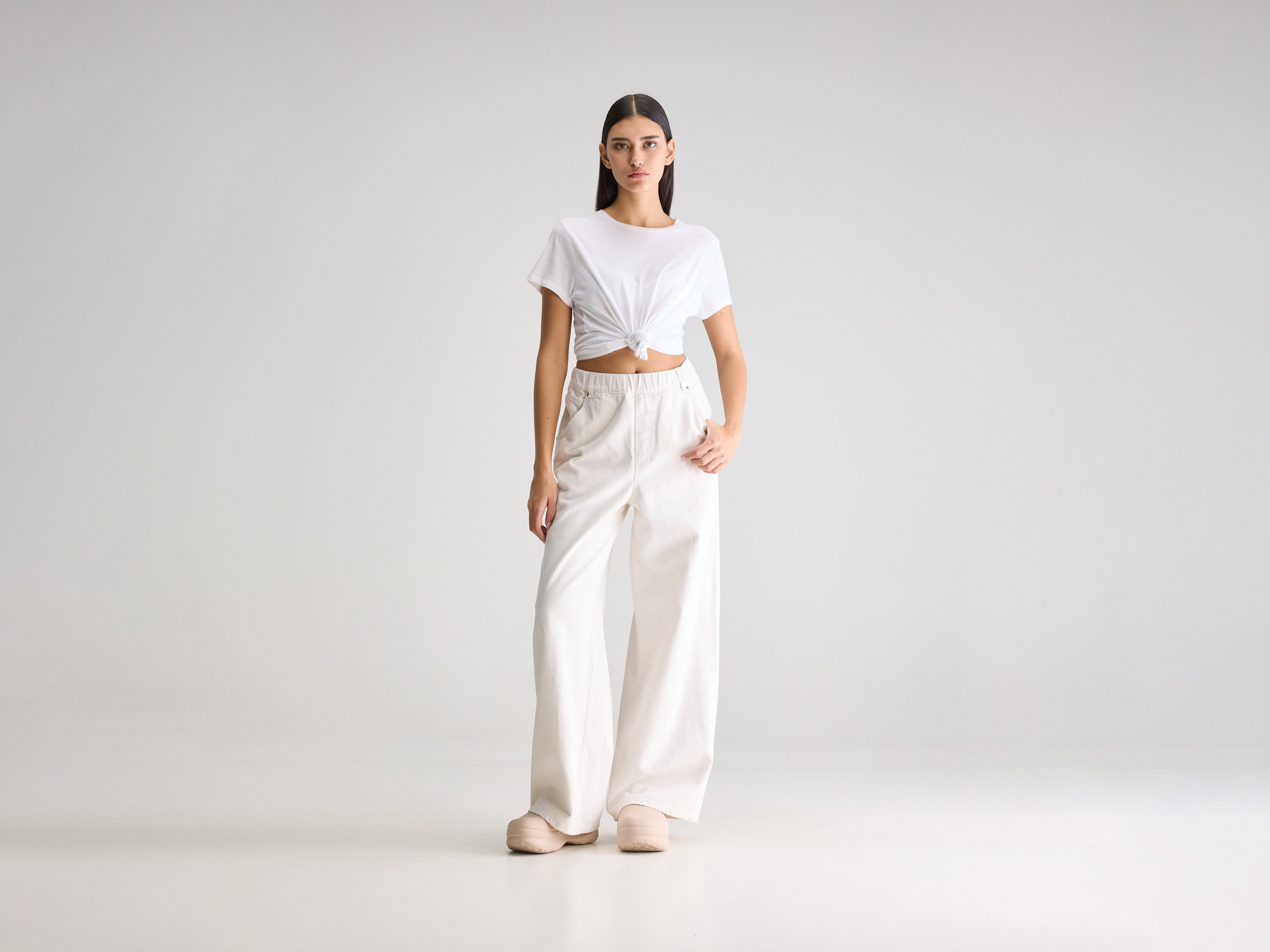Galina wide jeans (251 / W / VINTAGE WHITE)