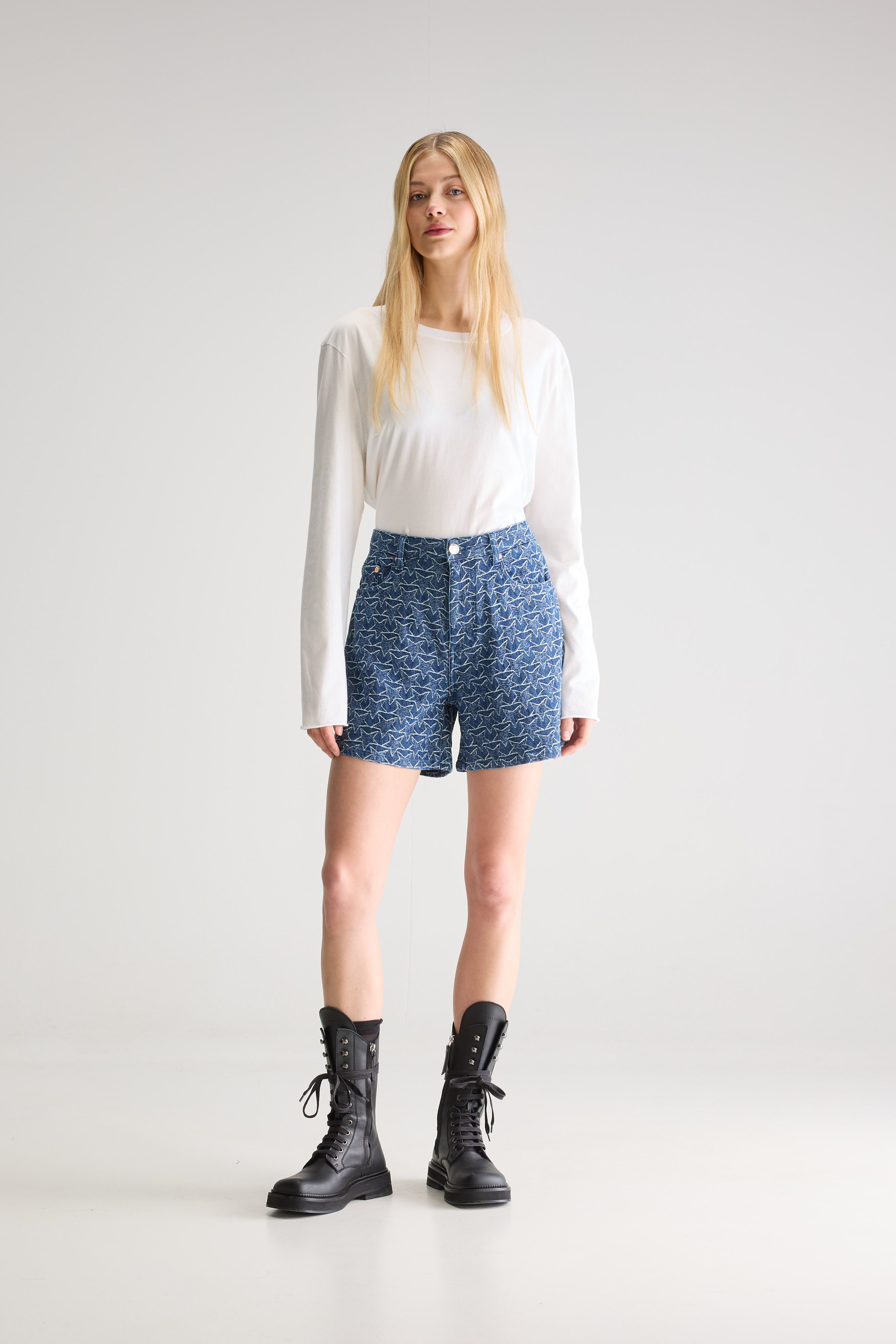 Pactol wide denim shorts (251 / W / RINSE)