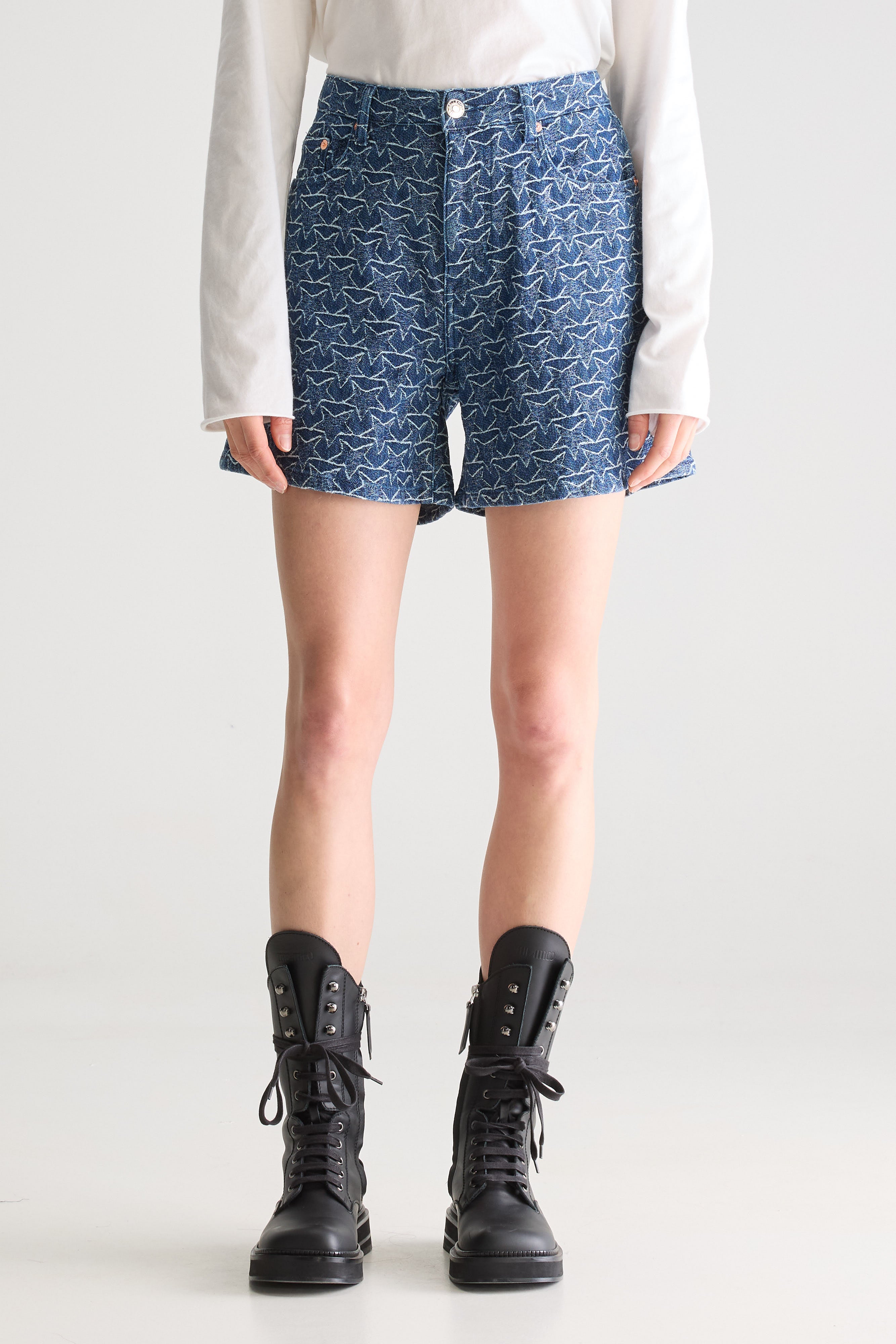Pactol wide denim shorts (251 / W / RINSE)