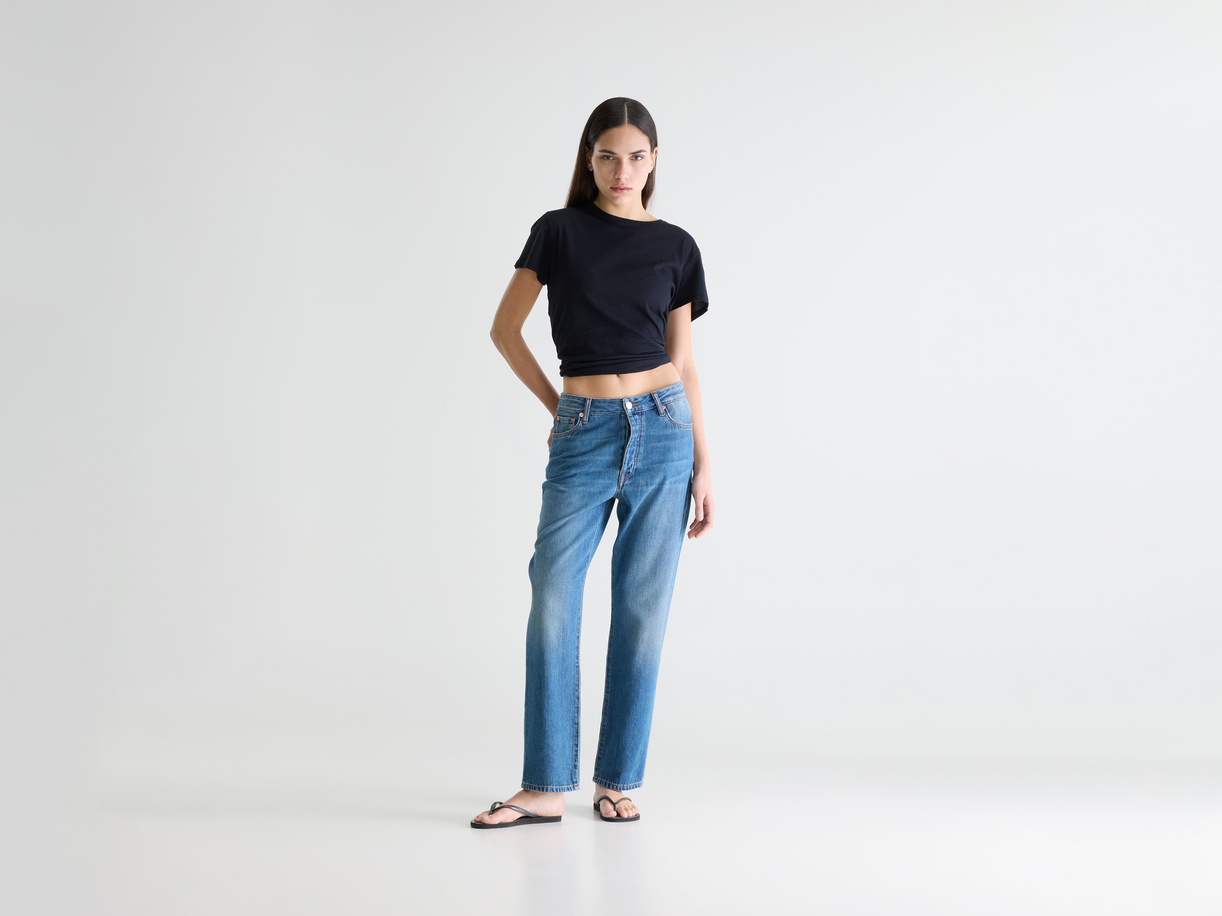 Denim N. 34 regular jeans (252 / W / USED MD BLUE)