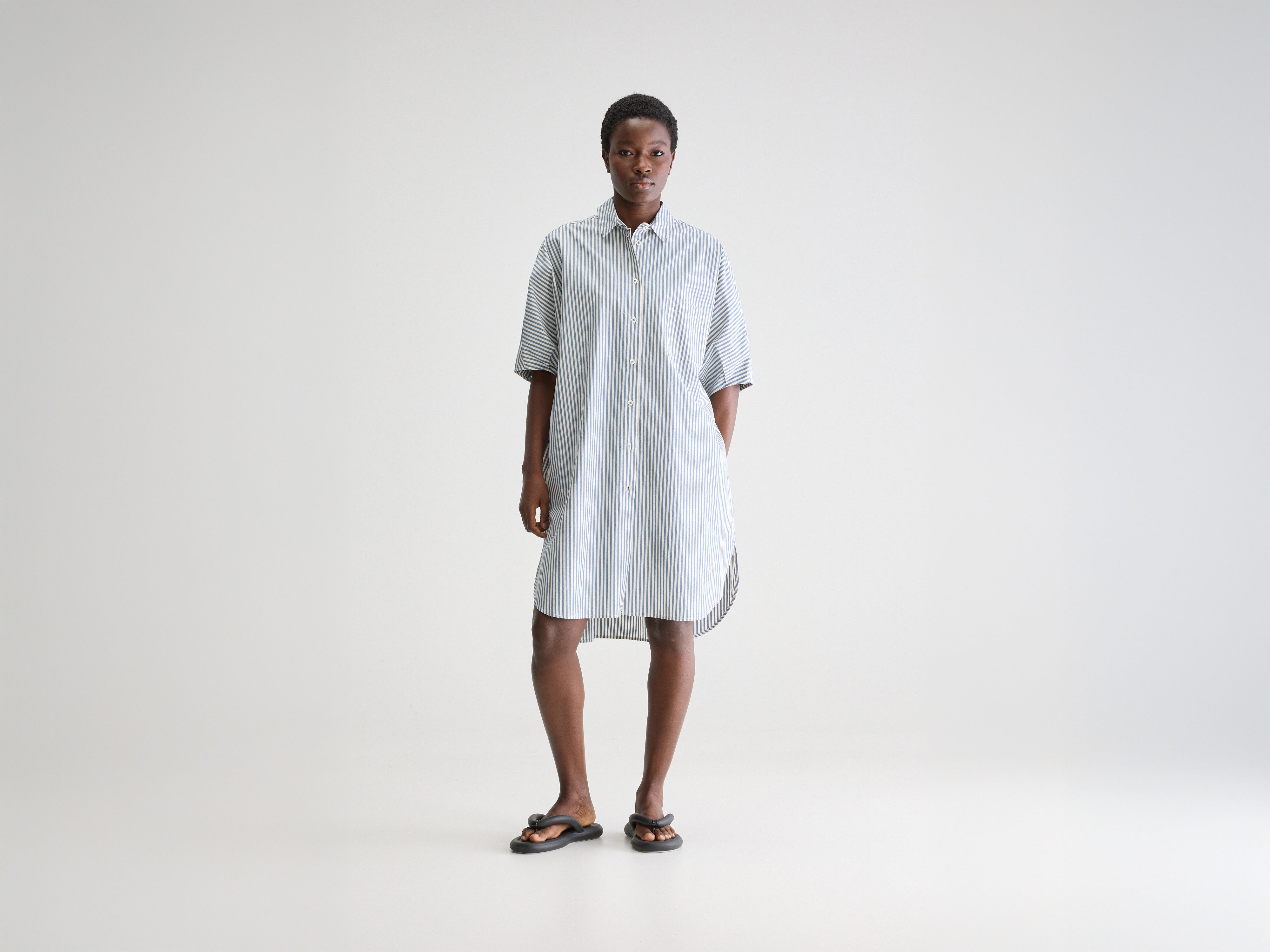 Jeanne hemdjurk (251 / W / STRIPE A)
