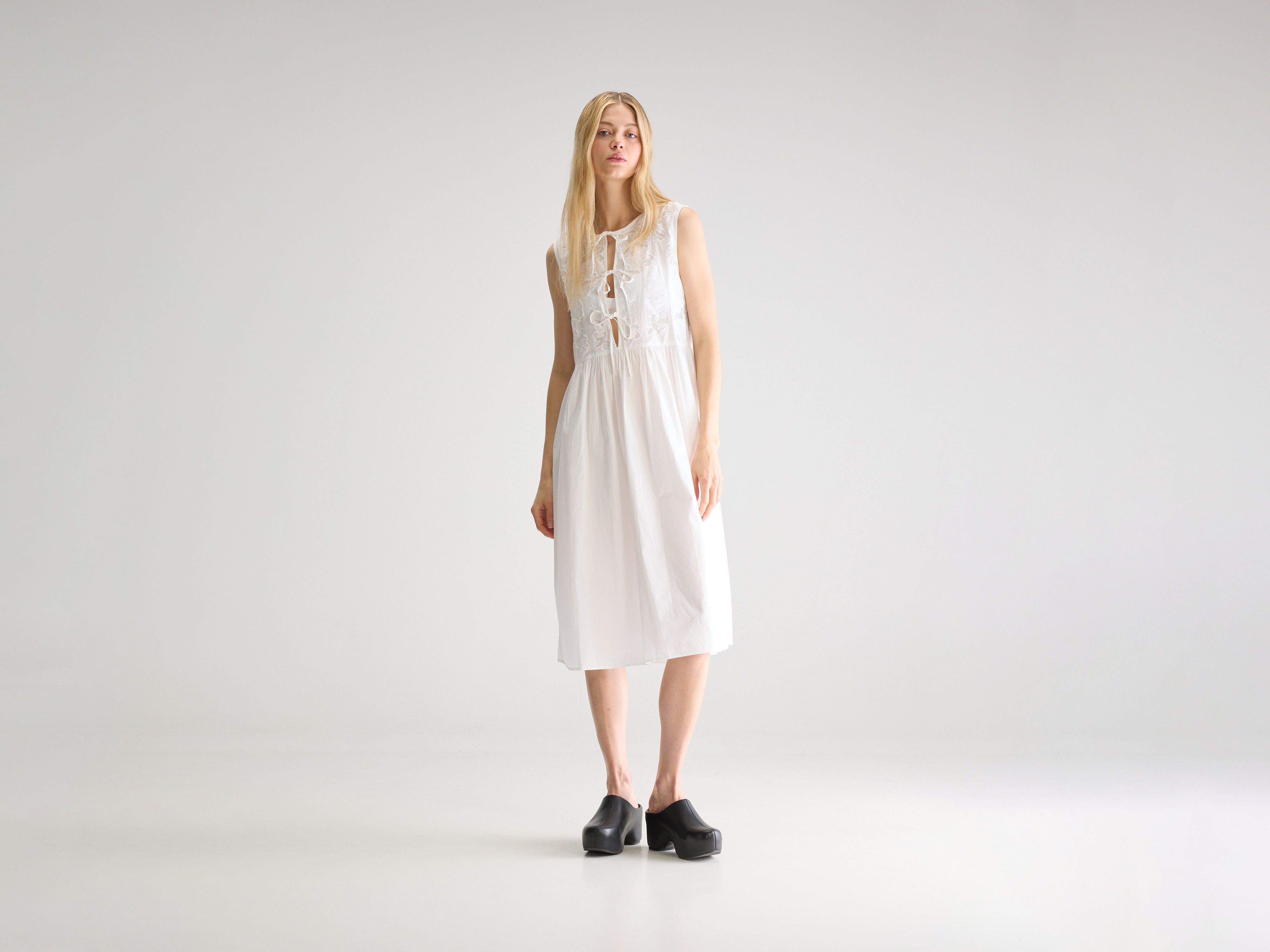 Robe midi Dora (251 / W / WHITE)