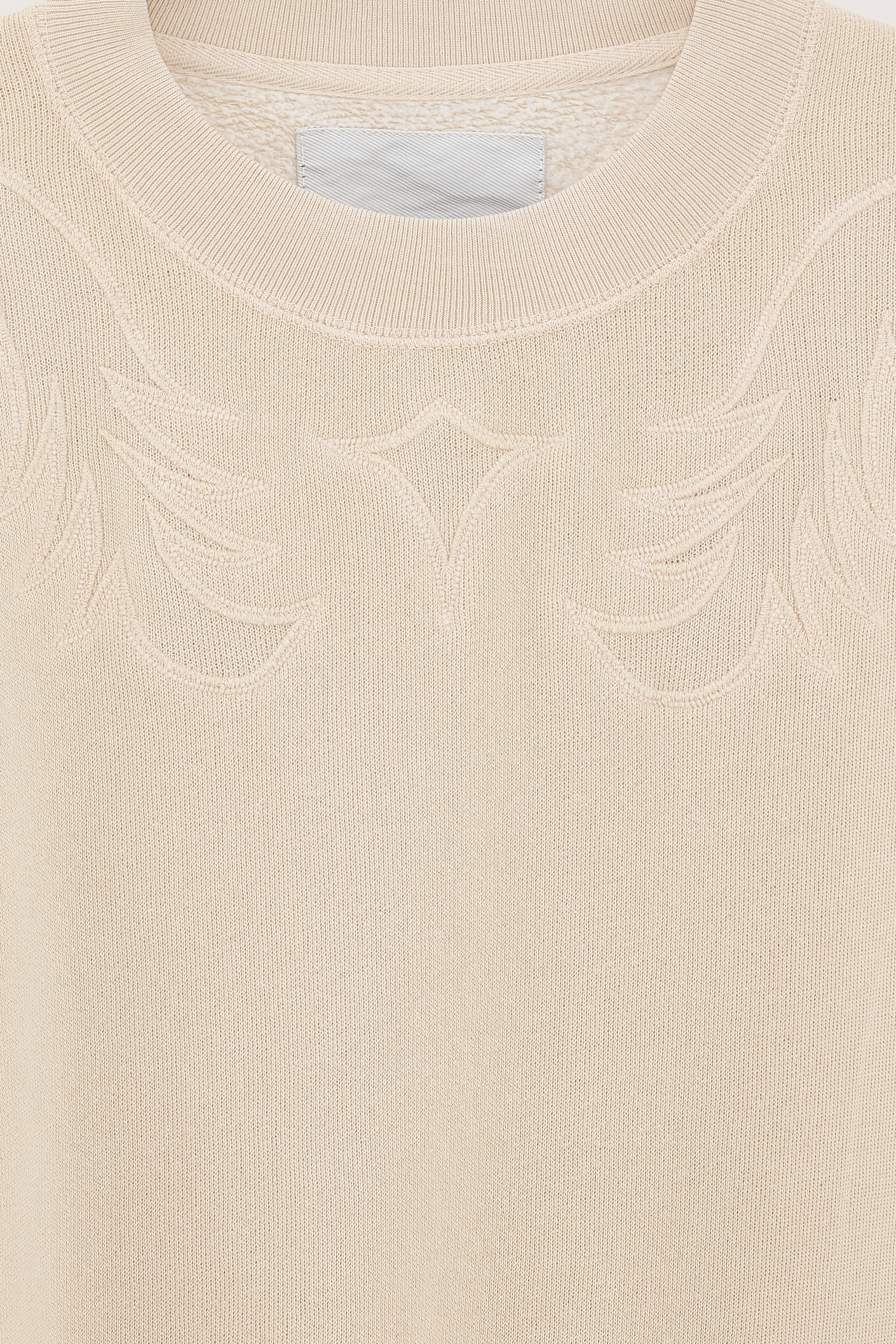 Sweatshirt col rond Flipo (251 / W / CHALK)