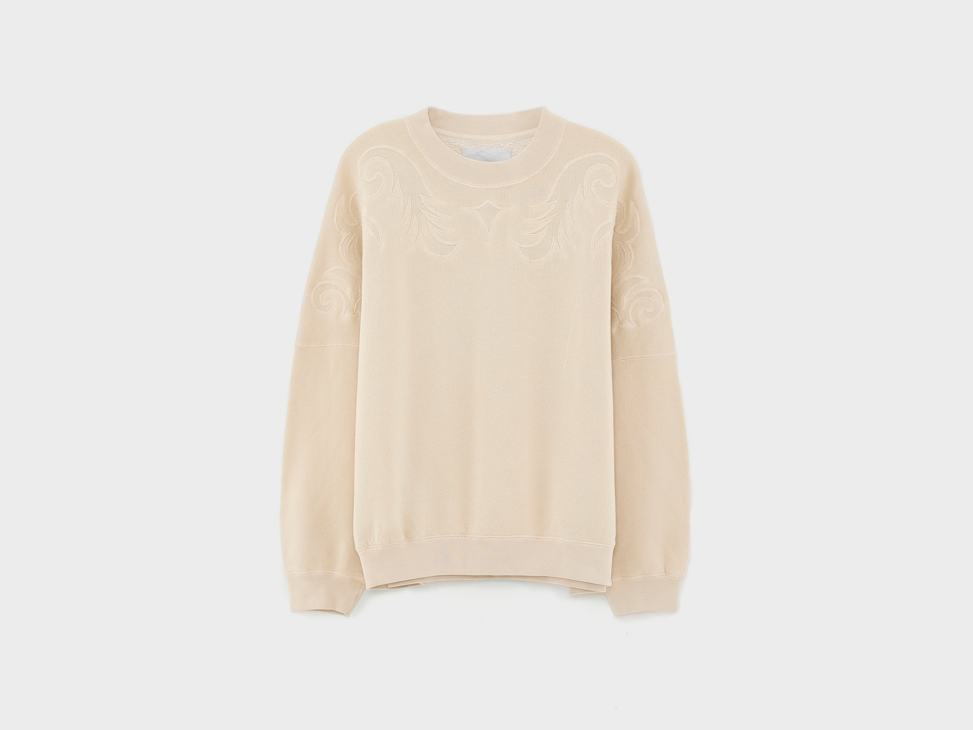 Sweatshirt col rond Flipo (251 / W / CHALK)