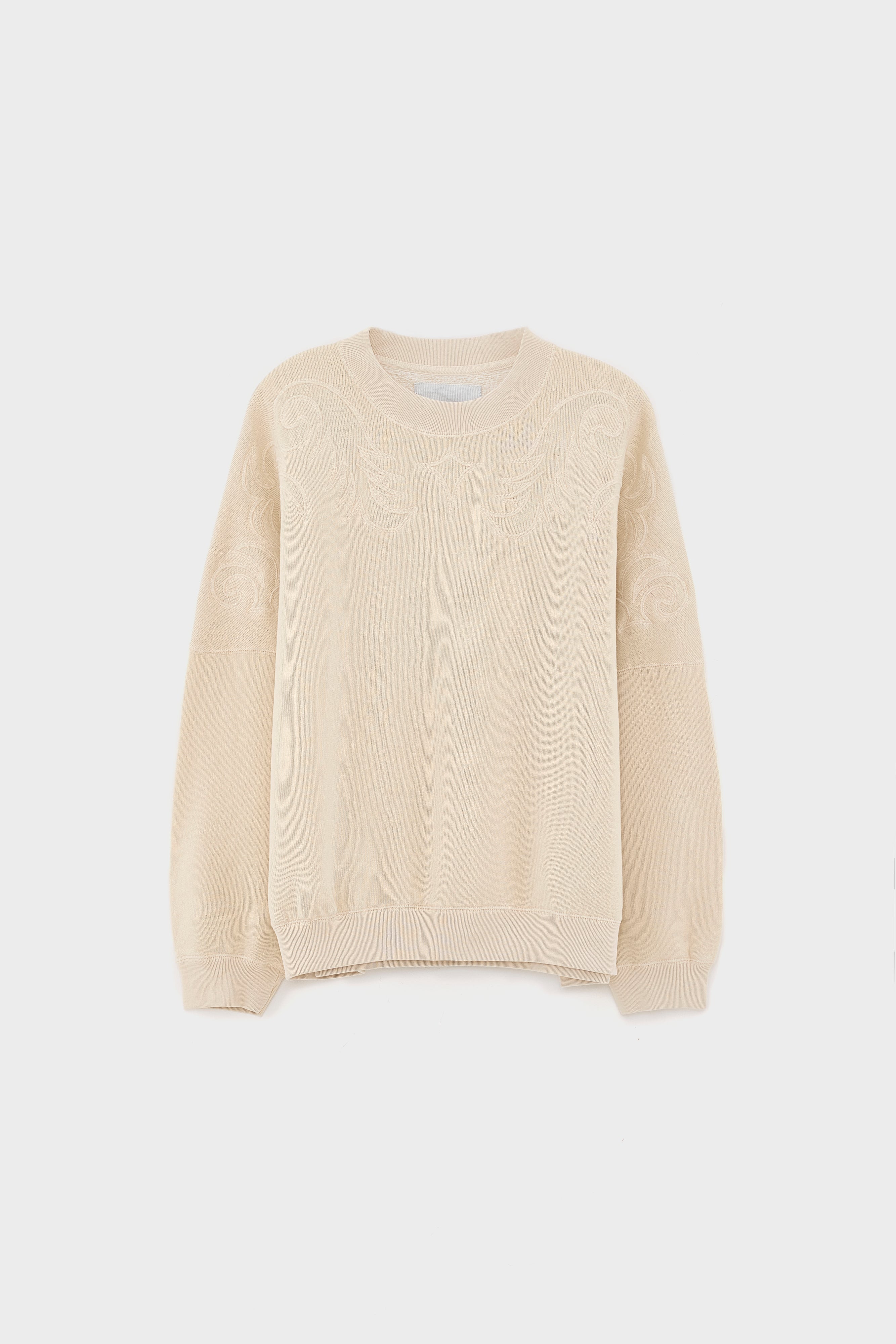Sweatshirt col rond Flipo (251 / W / CHALK)
