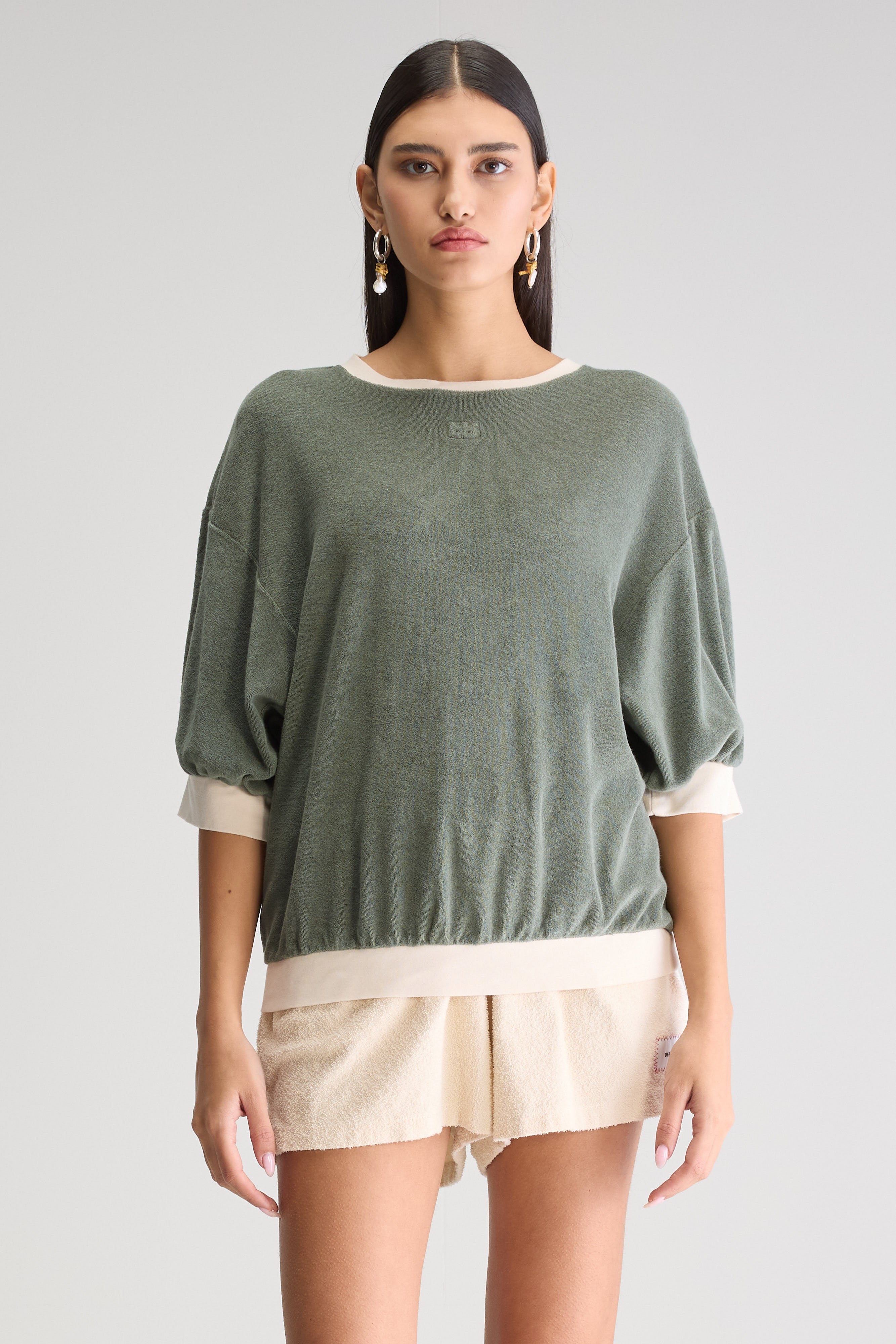 Sweatshirt décontracté Frisby (251 / W / DUSTY OLIVE)