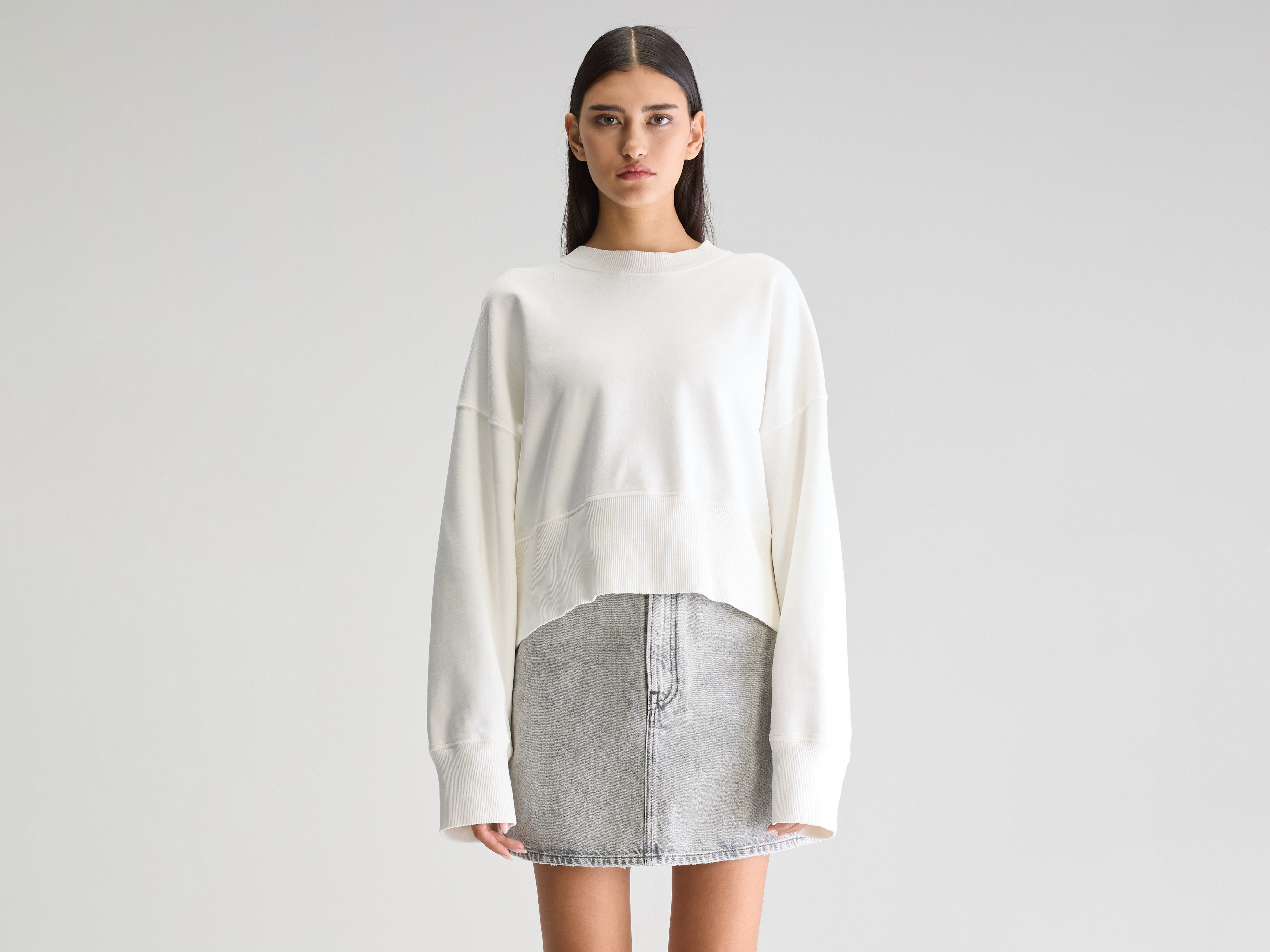 Slenni crewneck sweatshirt (251 / W / VINTAGE WHITE)