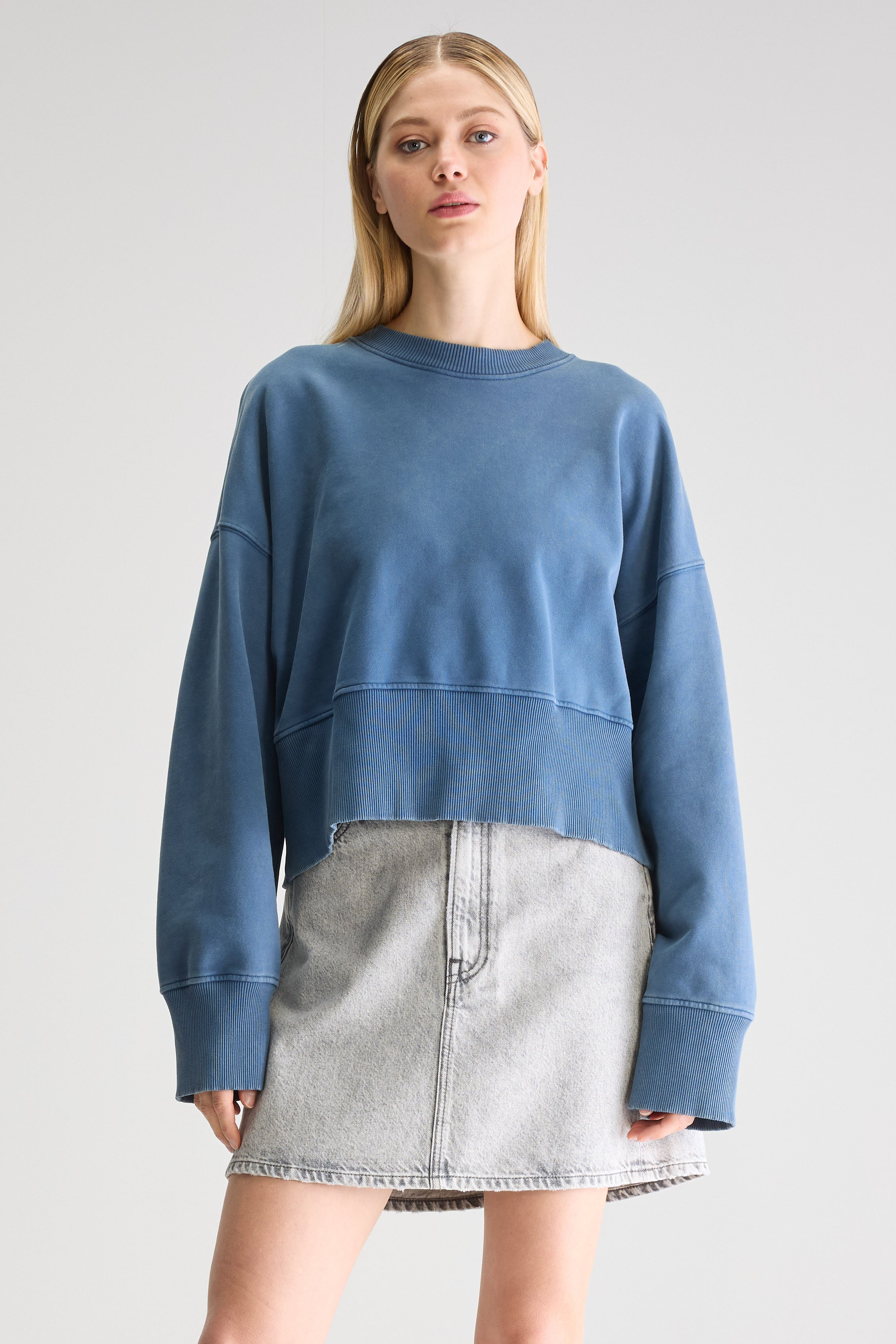 Slenni crewneck sweatshirt (251 / W / BLUE JEANS)