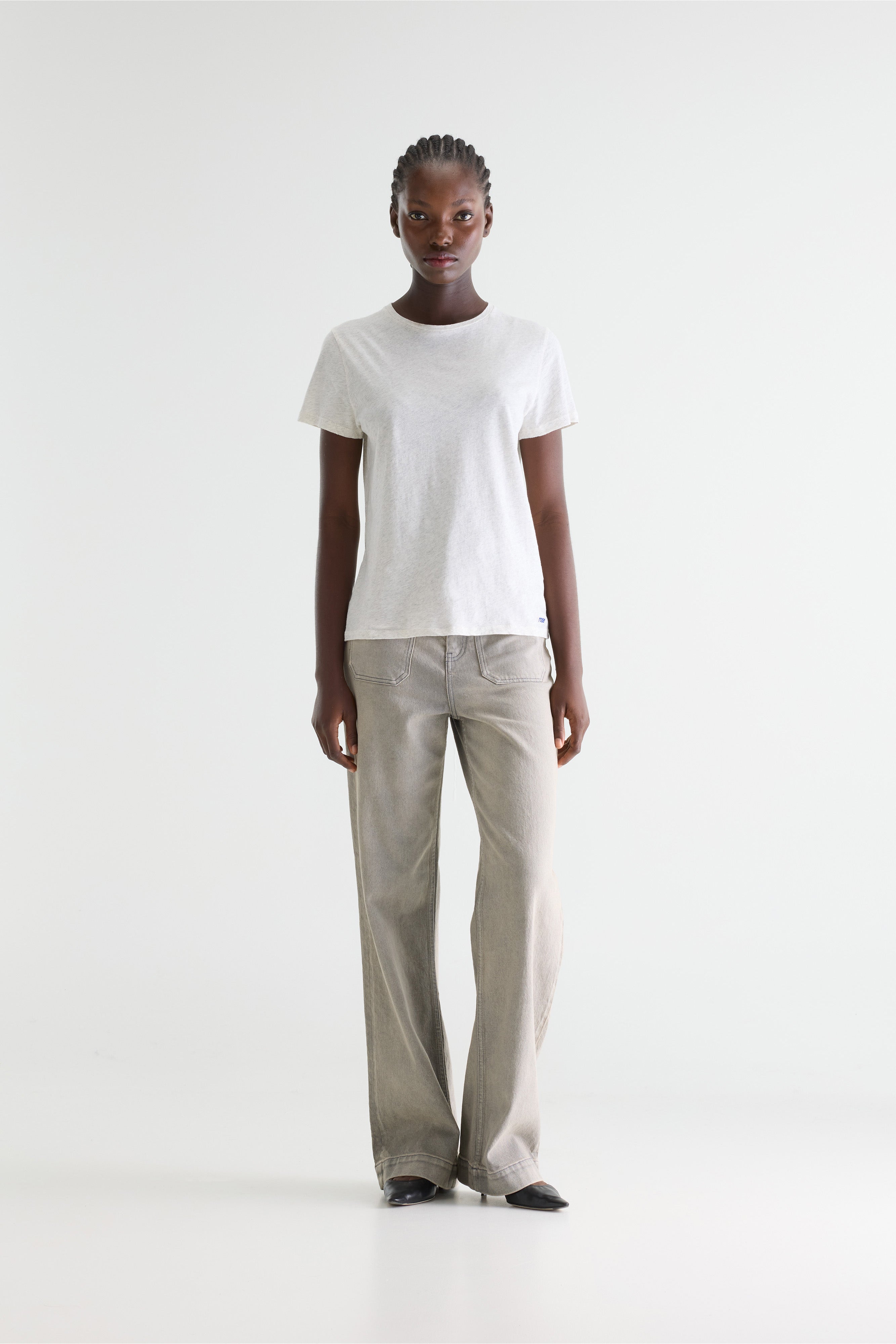 Covi short-sleeve t-shirt (242 / W / OYSTER)