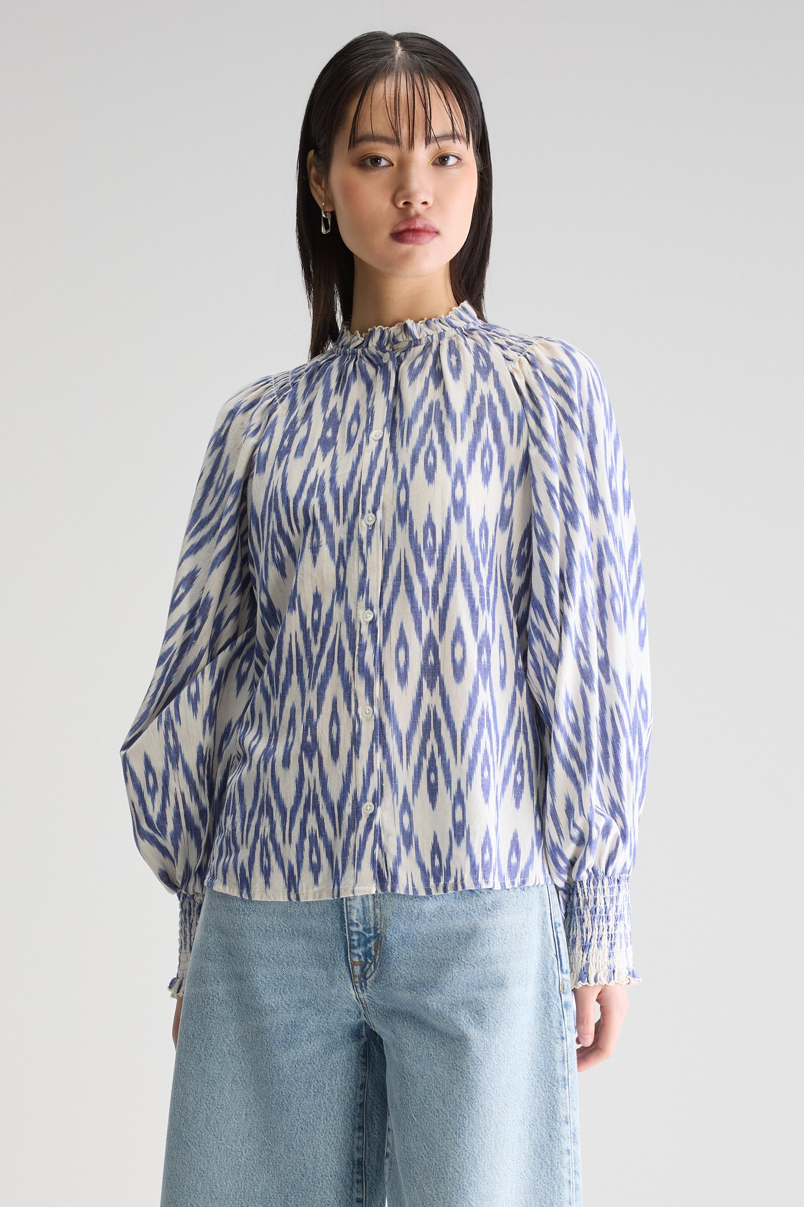 Cassis regular blouse (251 / W / COMBO A)