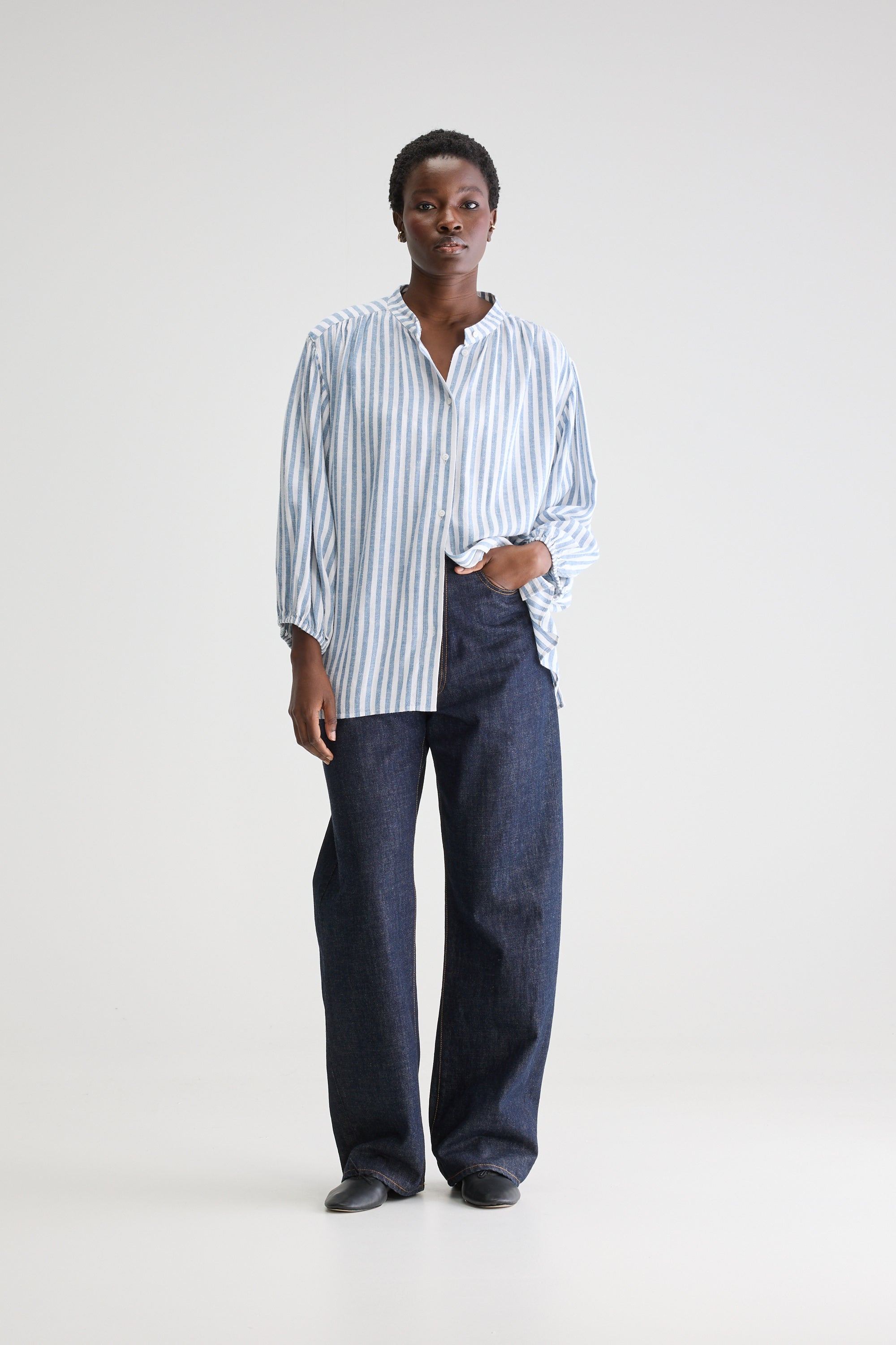 Kylie regular blouse (251 / W / STRIPE A)