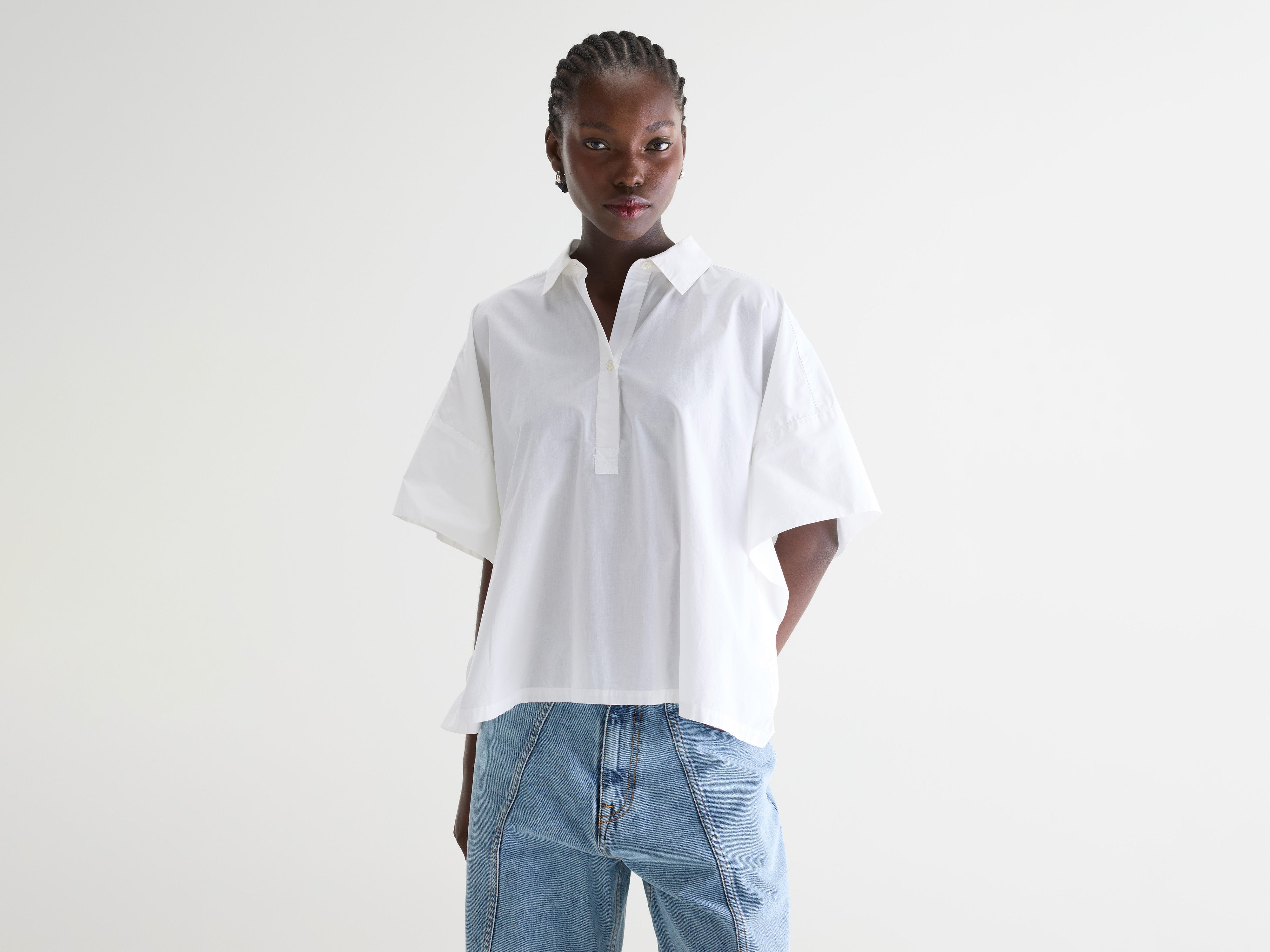 Cairn short-sleeve shirt (252 / W / WHITE)