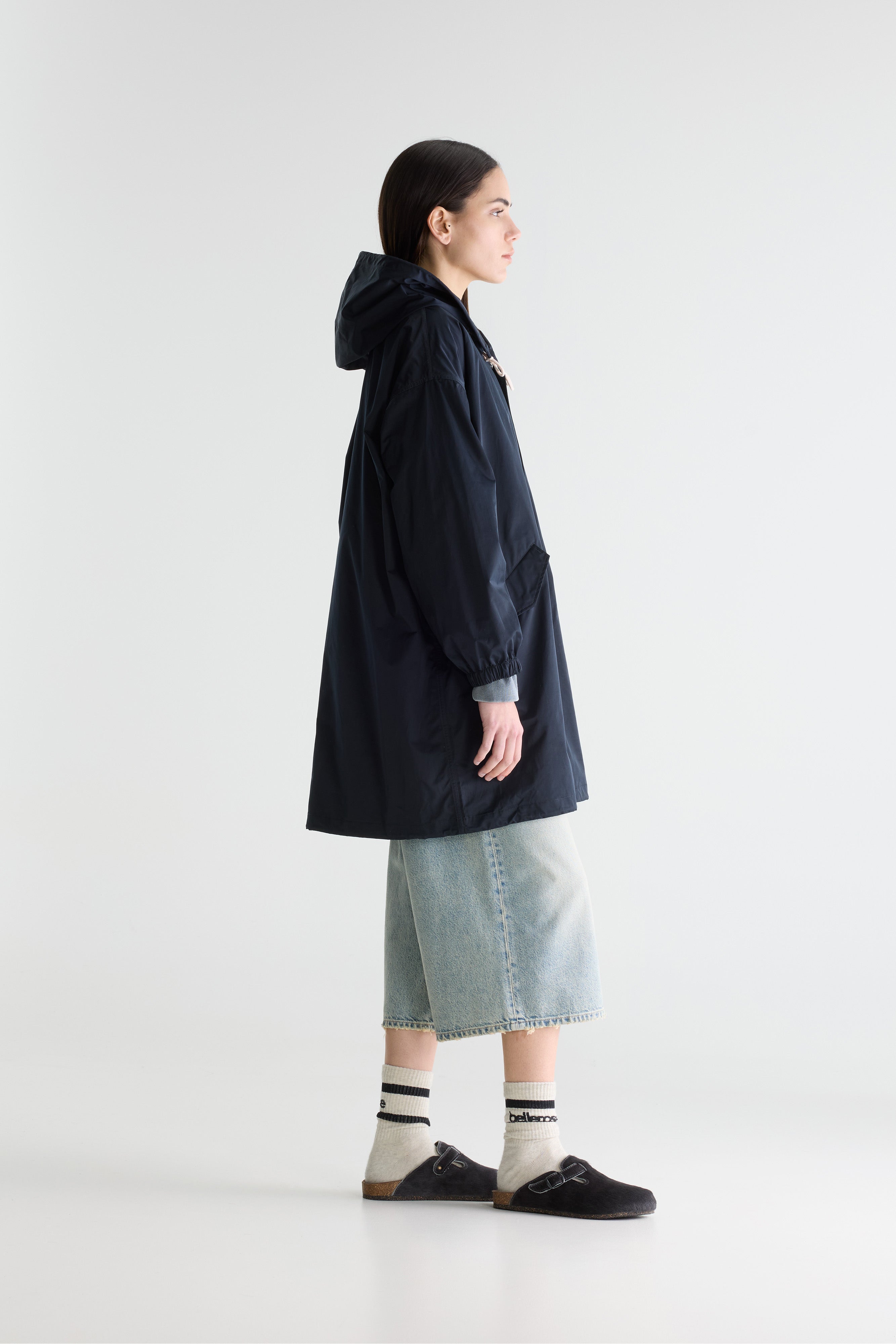 Laos hooded parka (242 / W / NAVY)