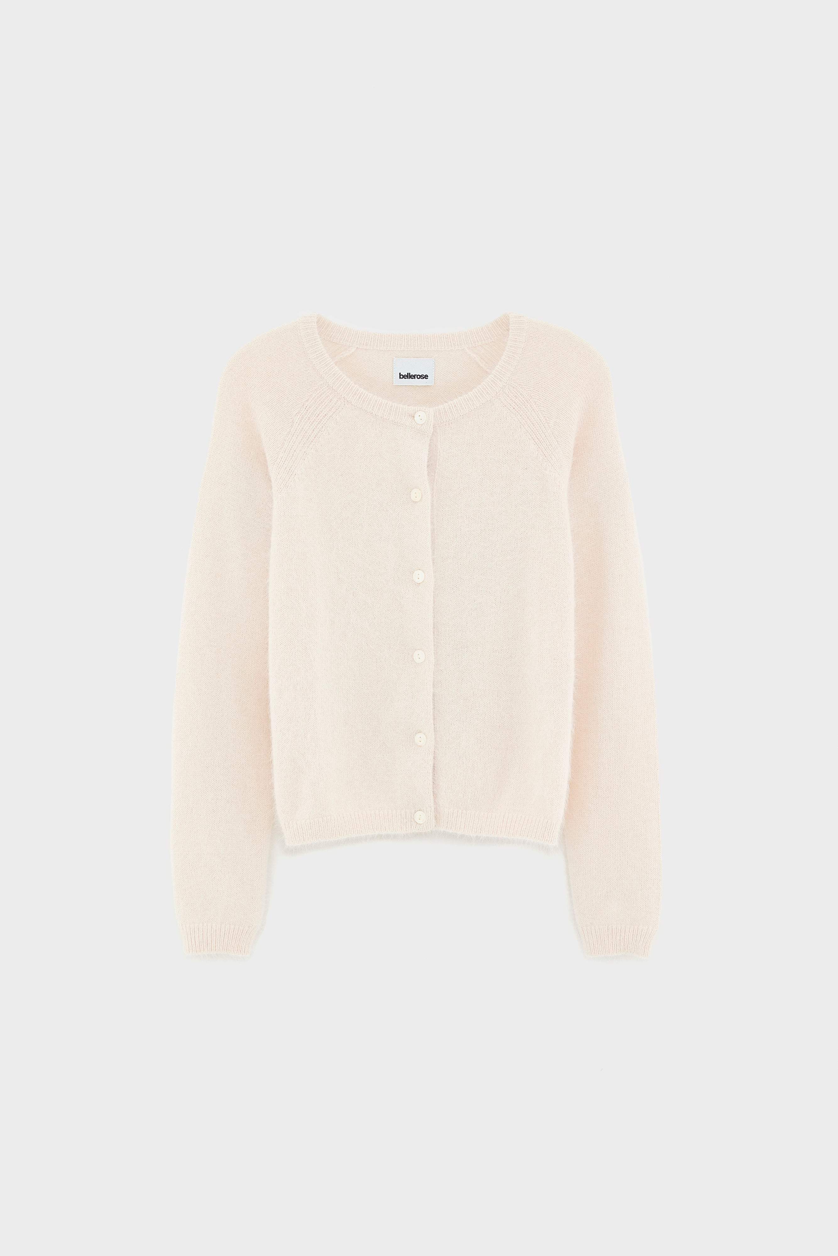 Datair angora-blend cardigan (252 / W / PARCHEMIN)