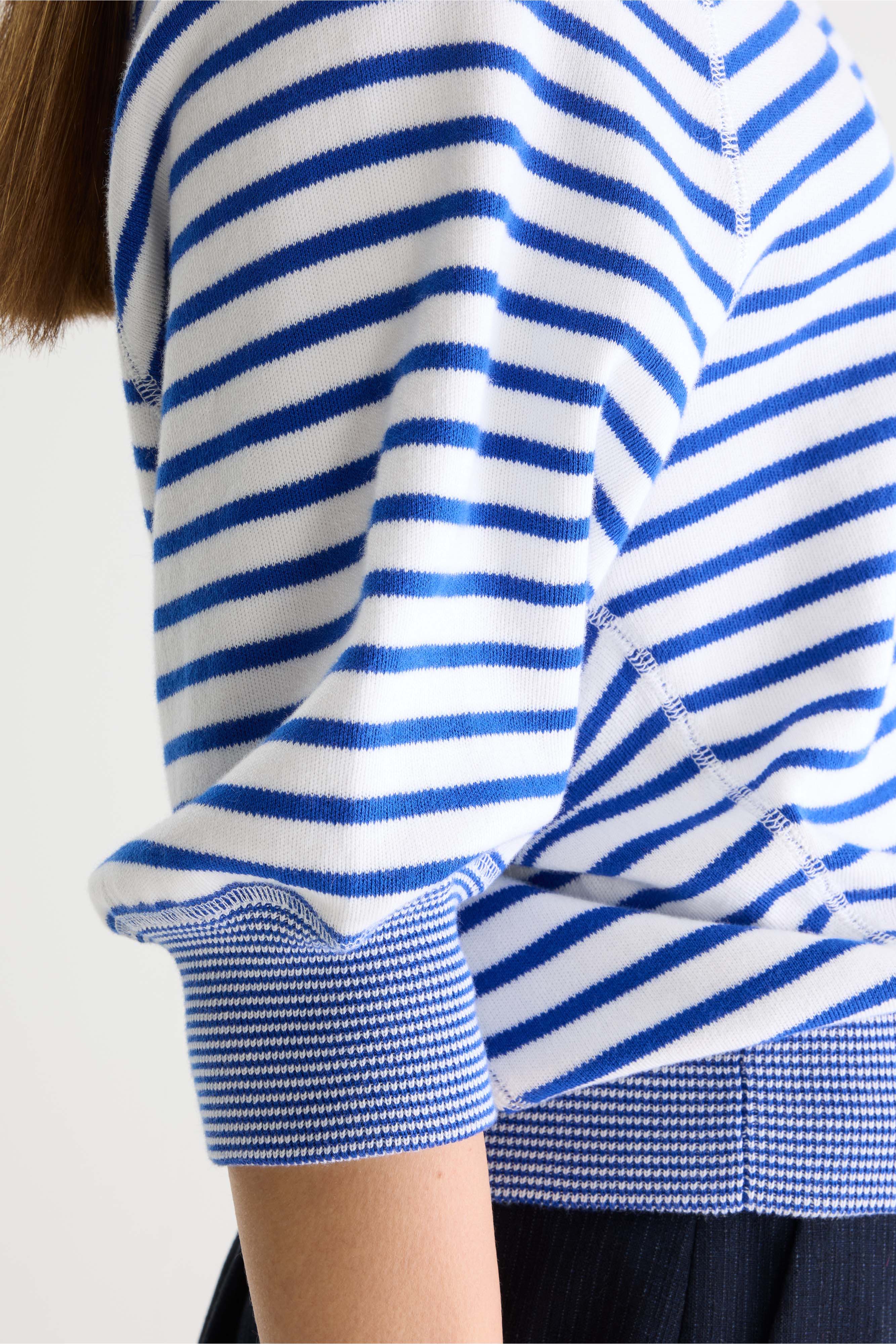 Anglet crew-neck sweater (242 / W / STRIPE A)