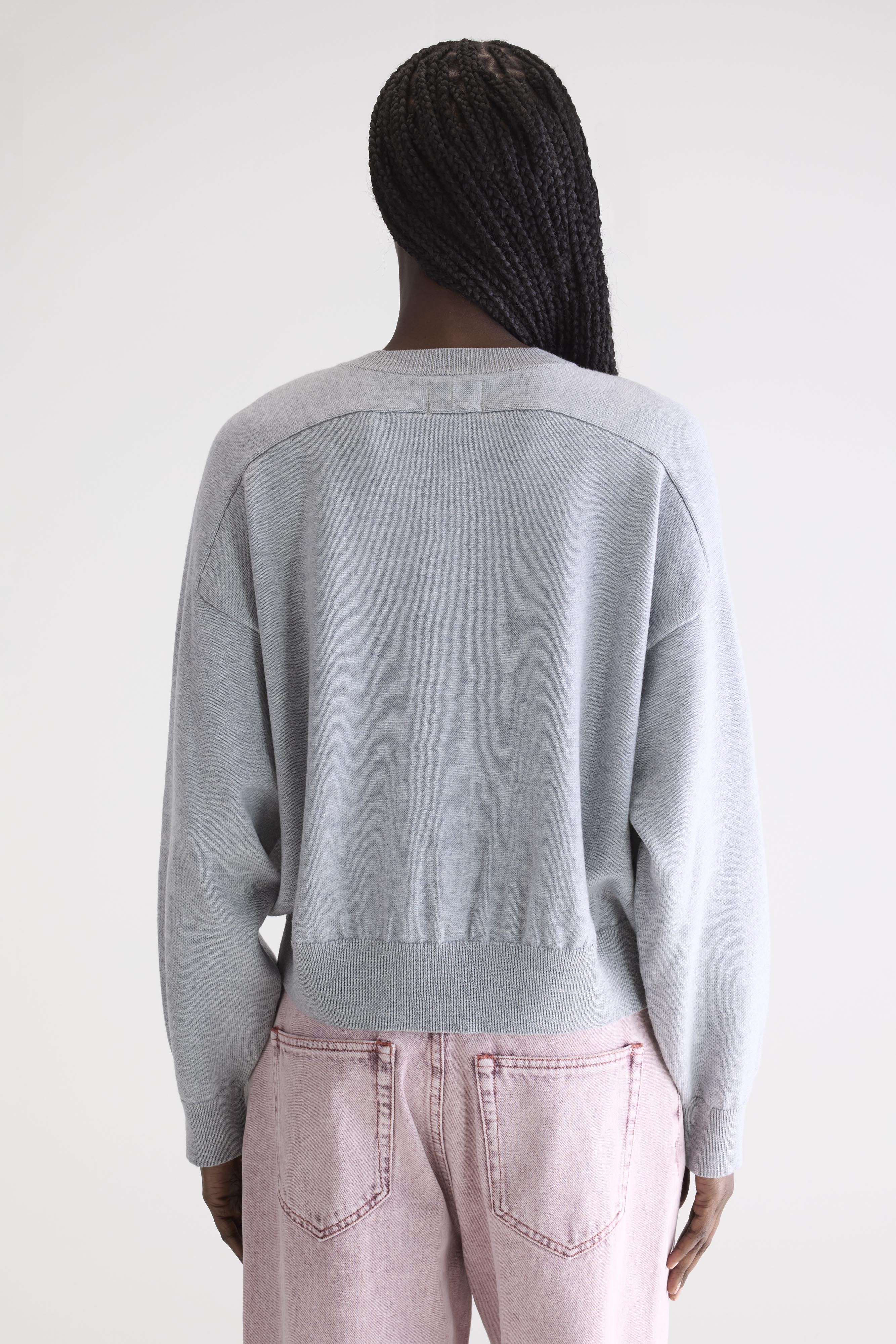 Gakor v-neck sweater (251 / W / H. GREY)