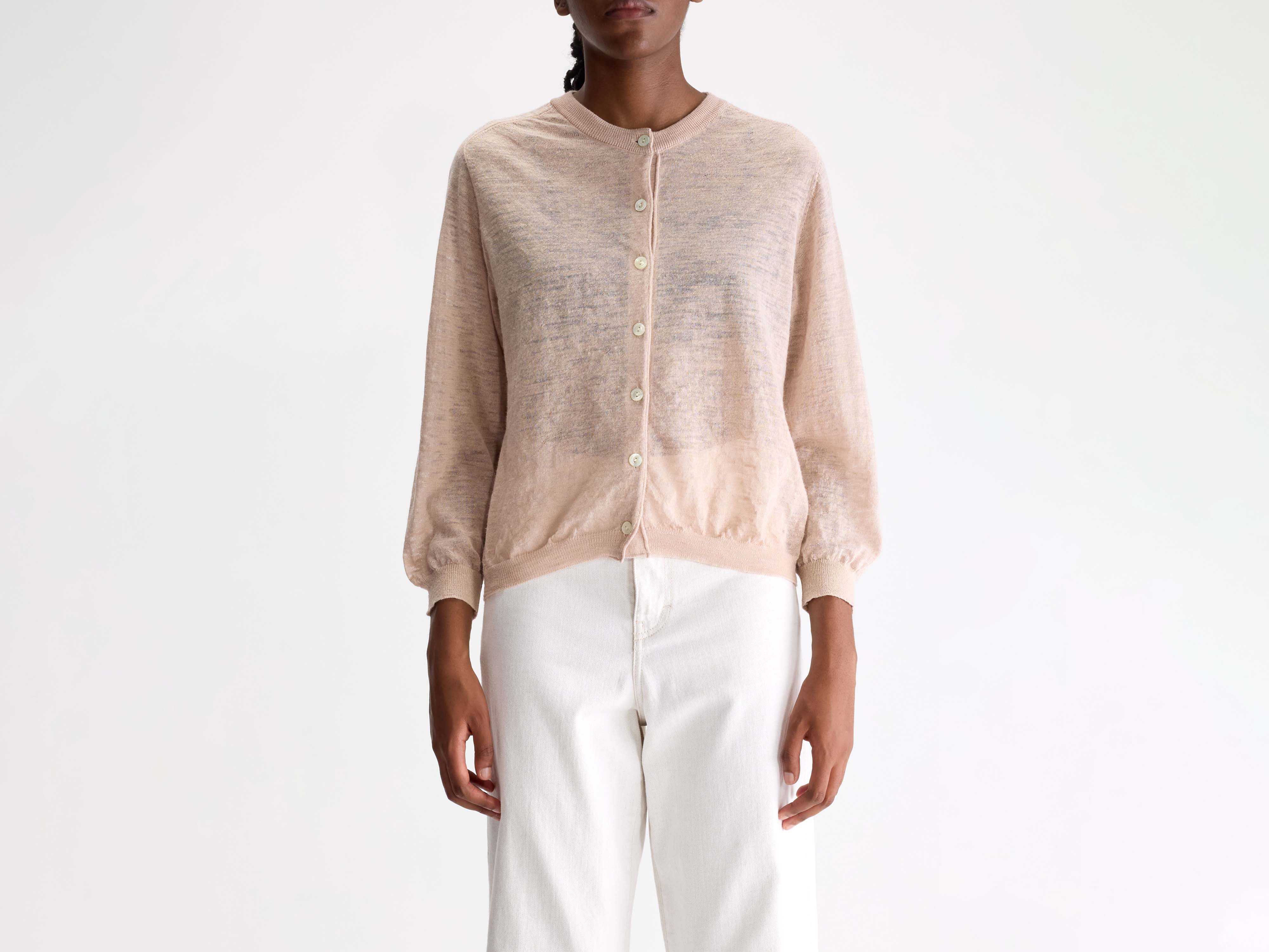 Neeta classic cardigan (251 / W / ROSE)