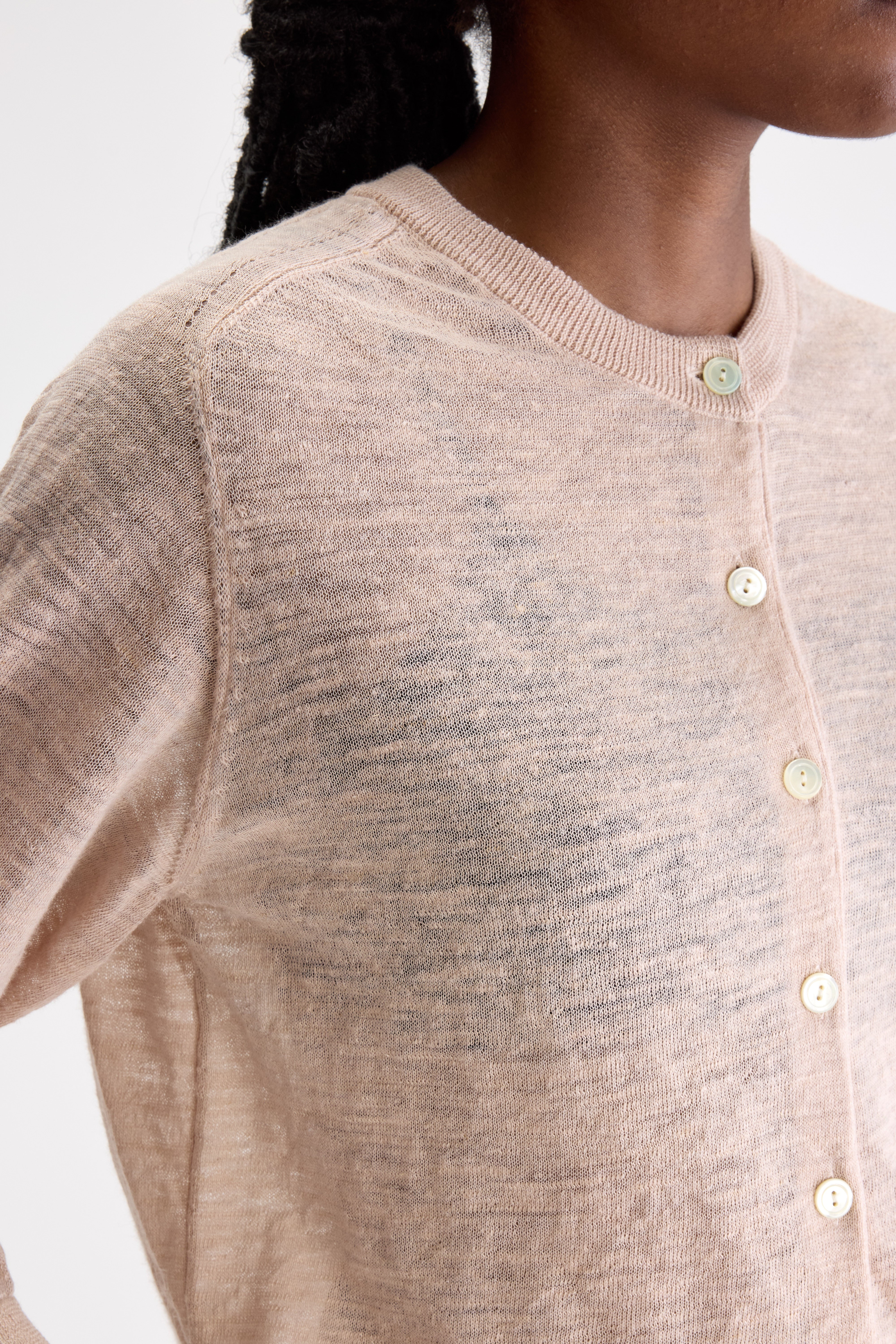 Neeta classic cardigan (251 / W / ROSE)