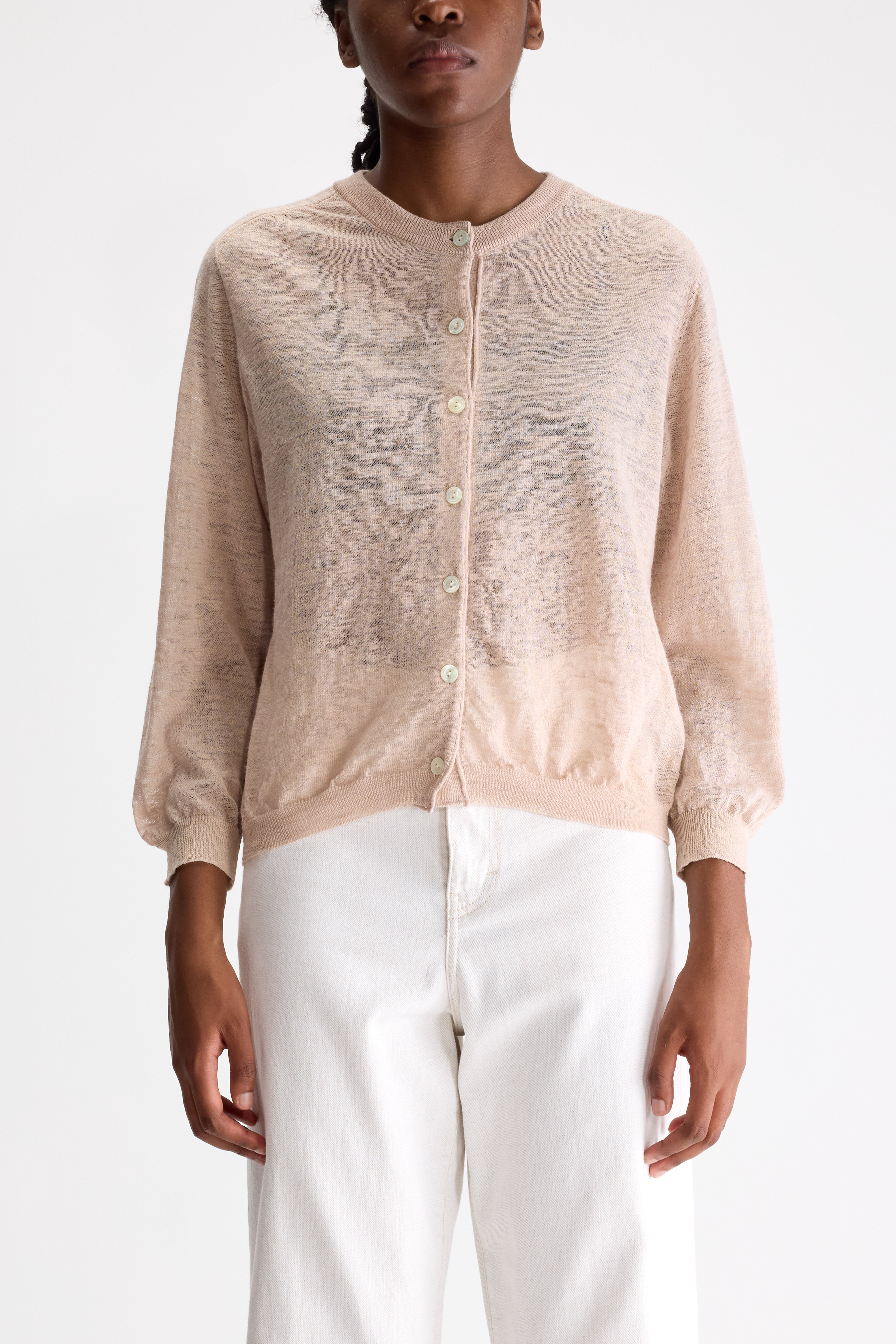 Neeta classic cardigan (251 / W / ROSE)