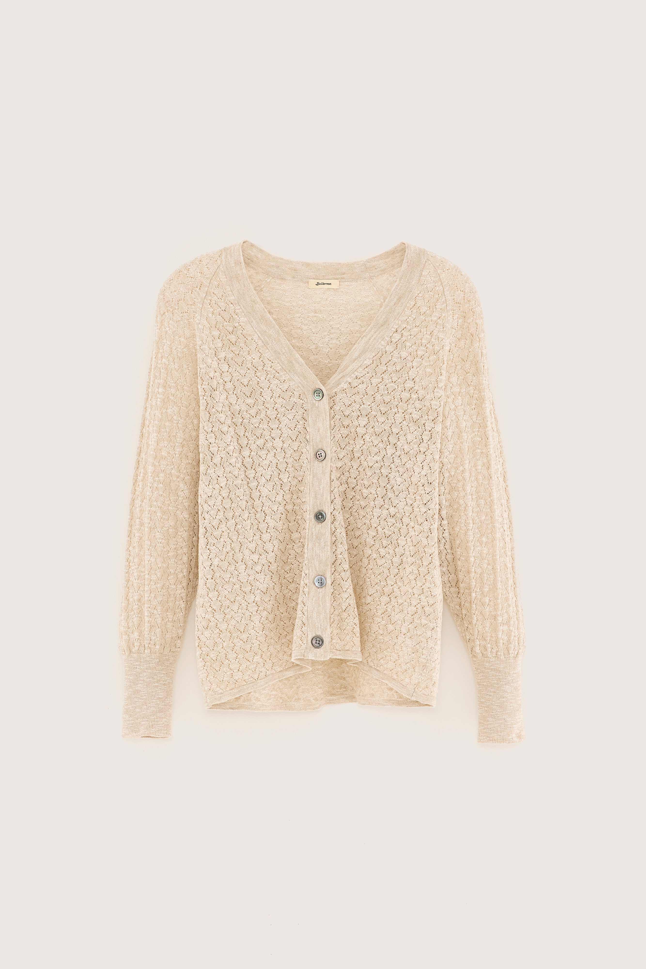 Attin vest met V-hals (251 / W / BEIGE MELANGE)