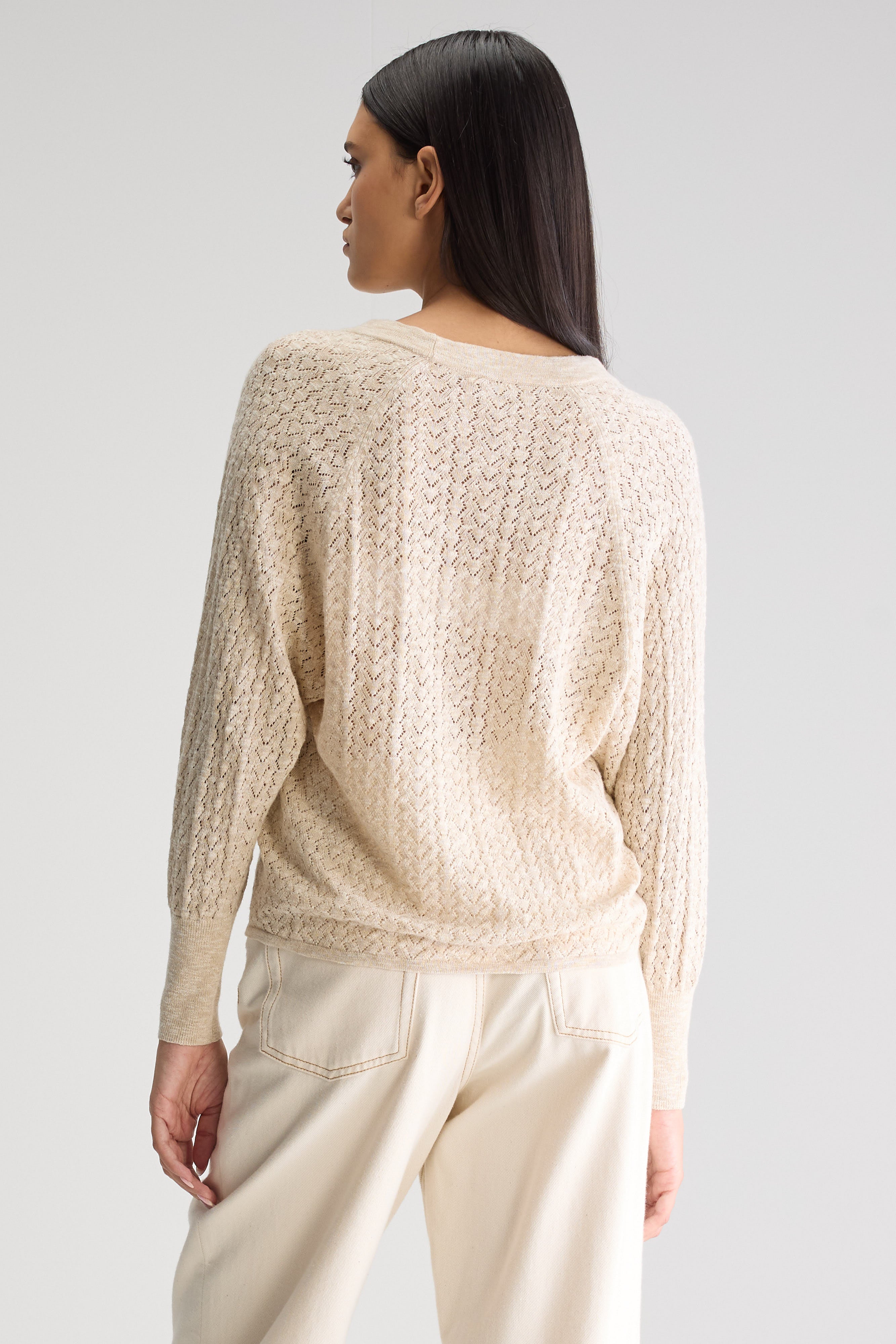 Attin vest met V-hals (251 / W / BEIGE MELANGE)