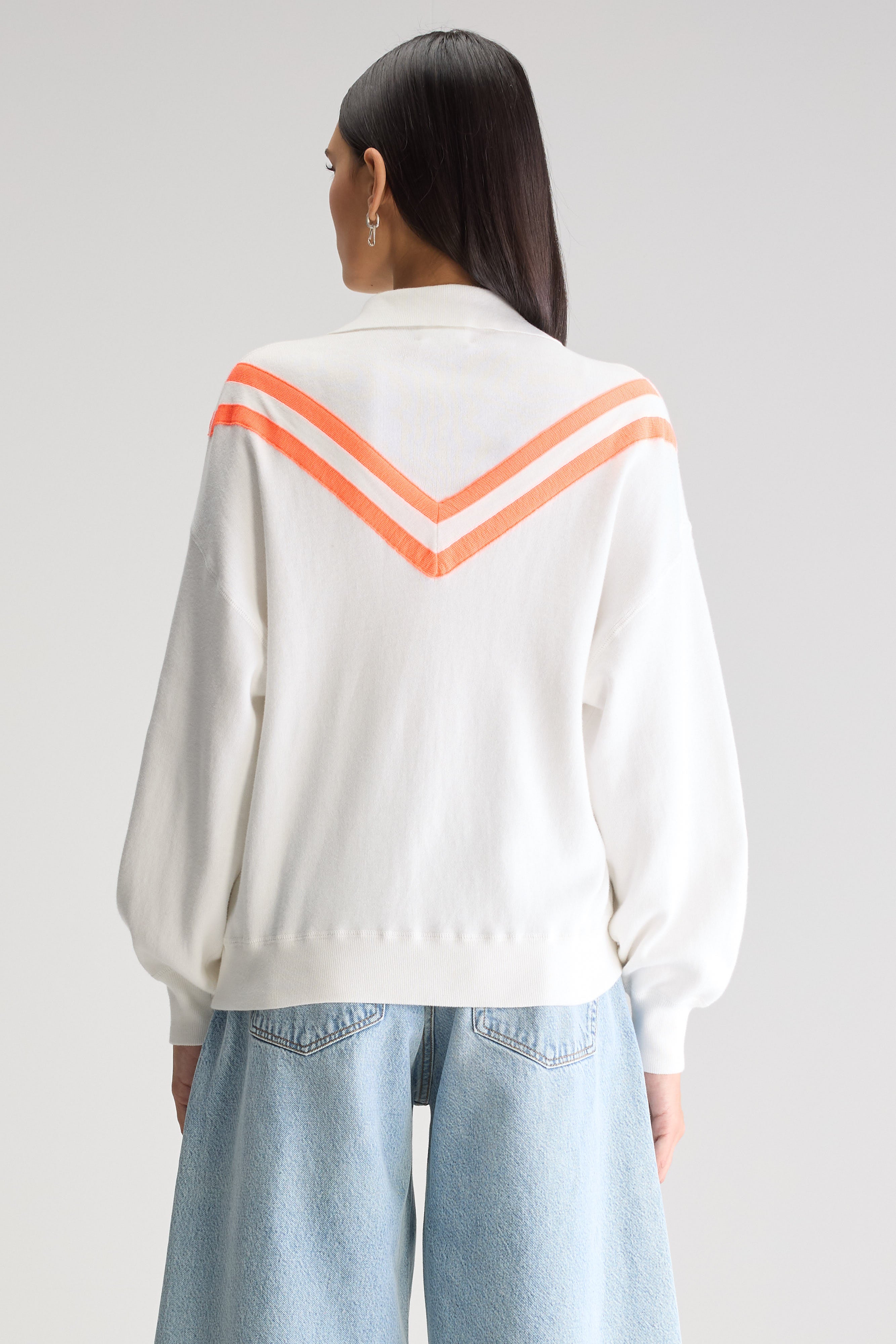 Pull col polo Angvel (251 / W / VINTAGE WHITE)