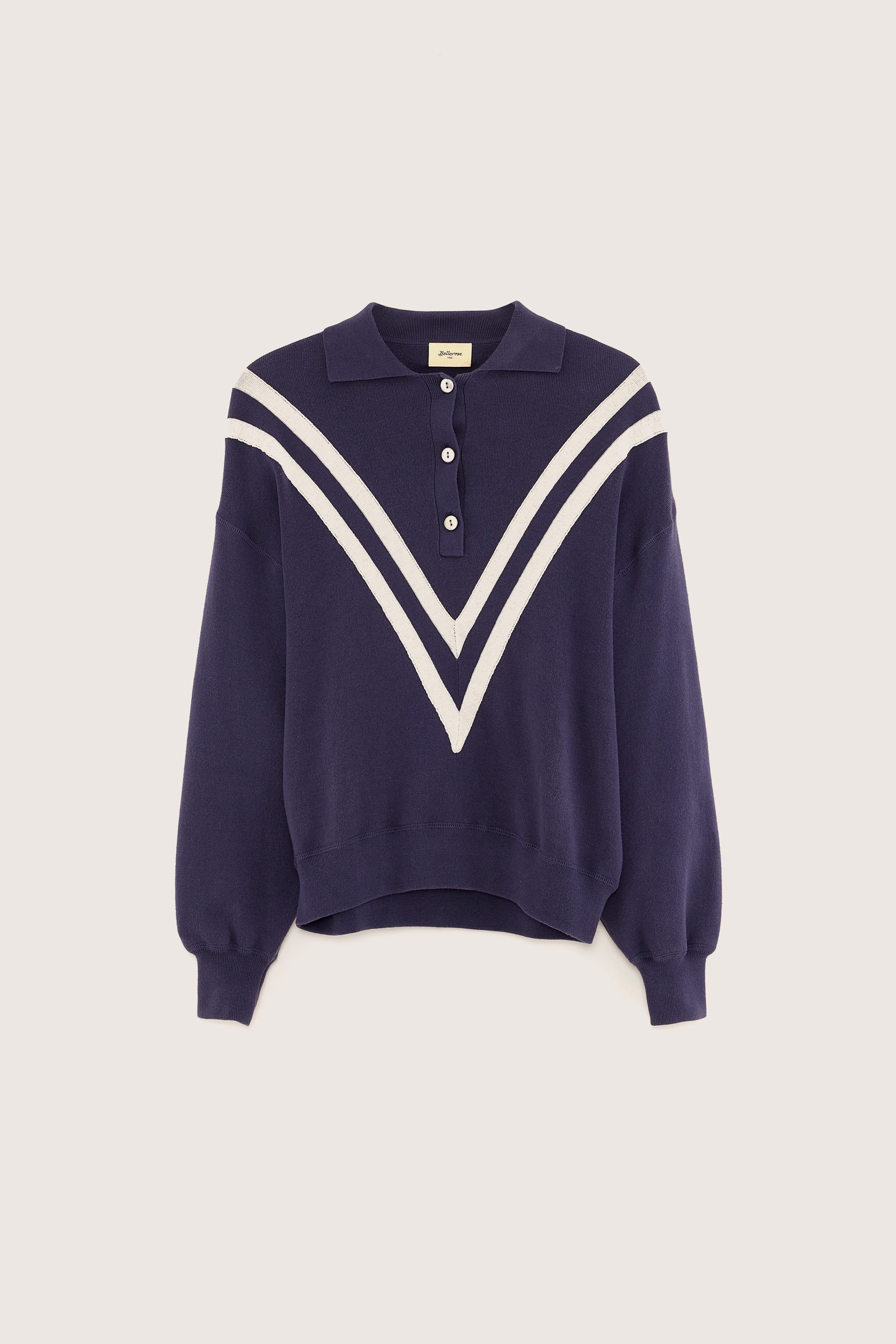 Angvel trui met polohals (251 / W / BLUE NIGHTS)