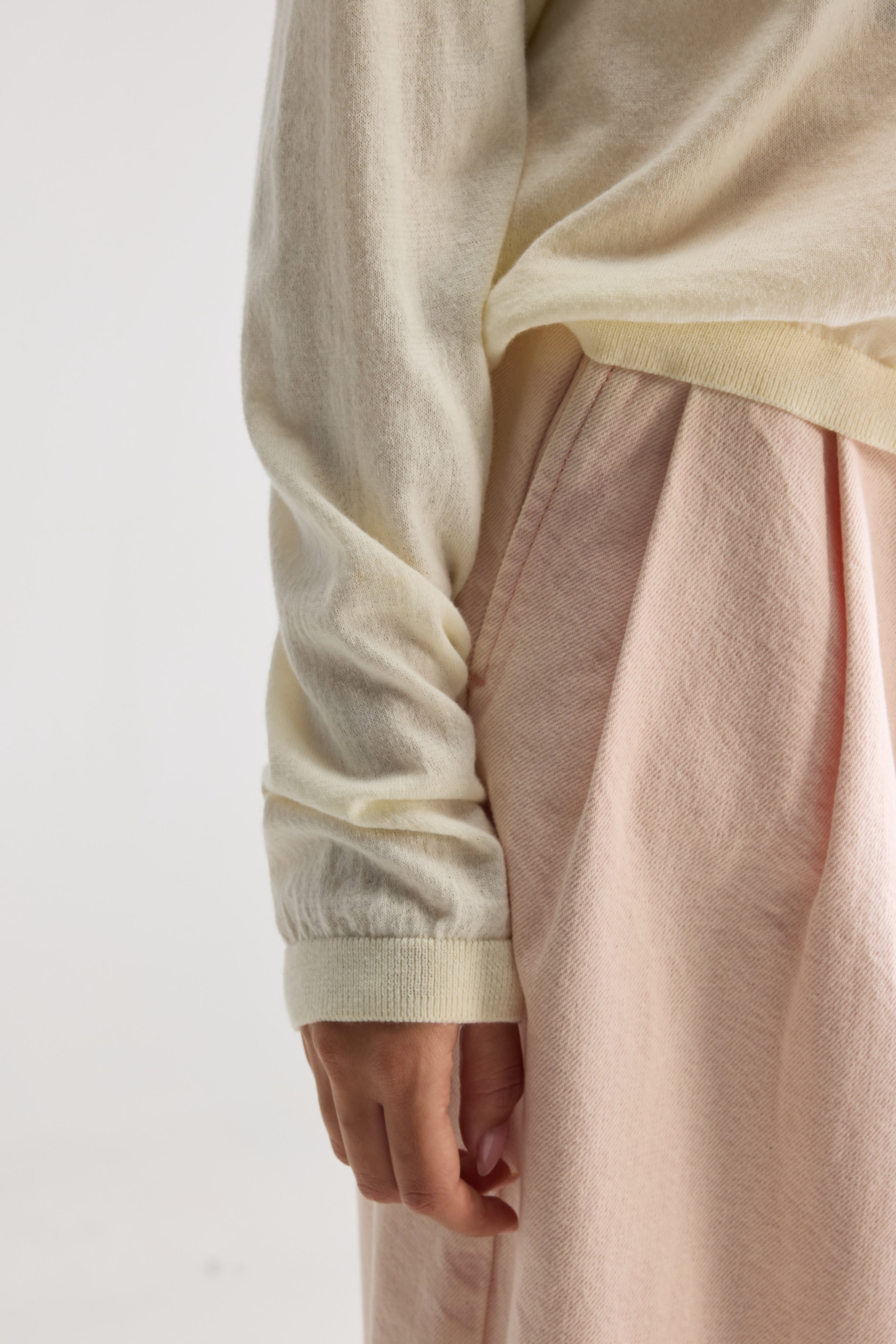 Pull col V Alima (251 / W / SEAFOAM)