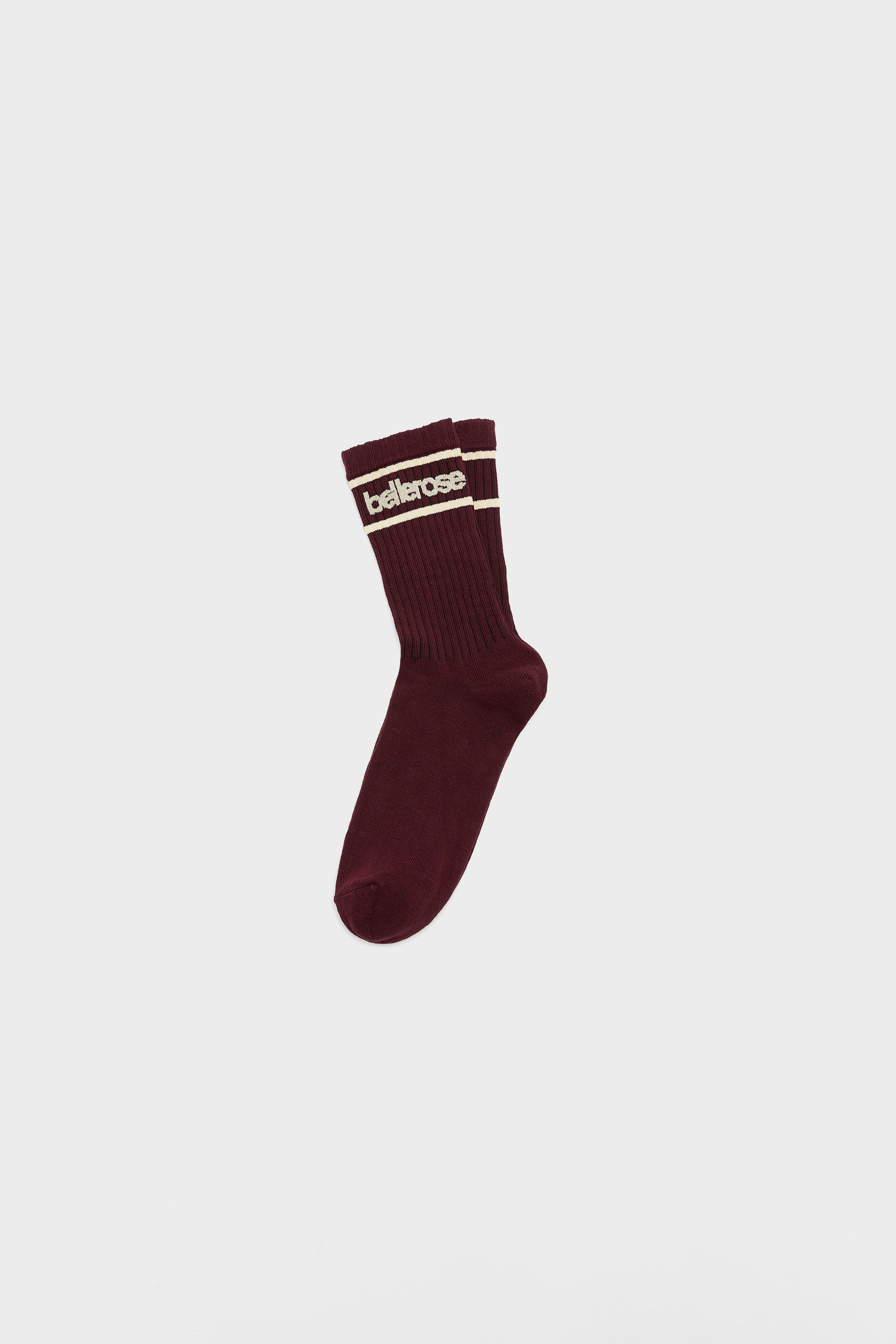 Vrel Crew Socks - Fig / Swan For Unisex | Bellerose