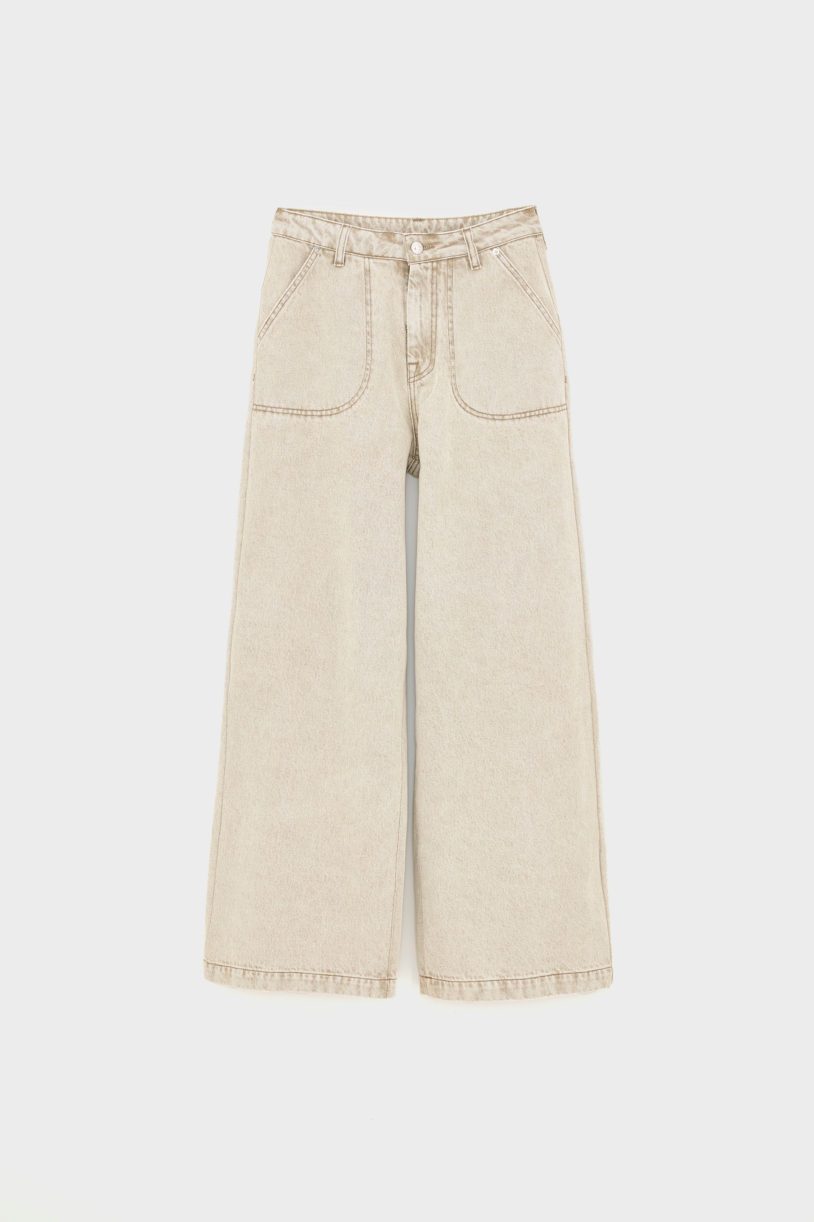Denim N. 62 wide jeans (252 / W / BEIGE SNOW)